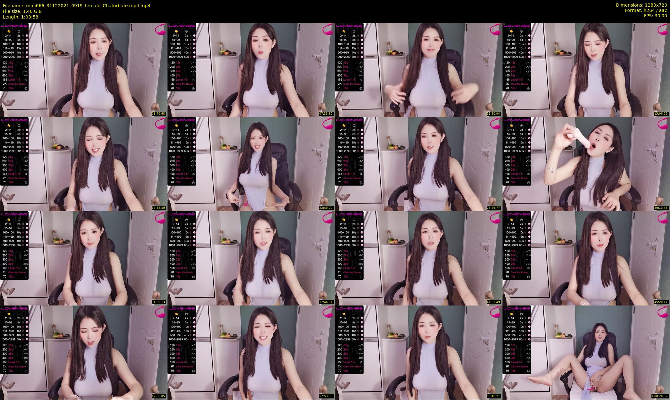 moli666 — 64 minute Chaturbate female cam show recording, 720p, Dec 31, 2021