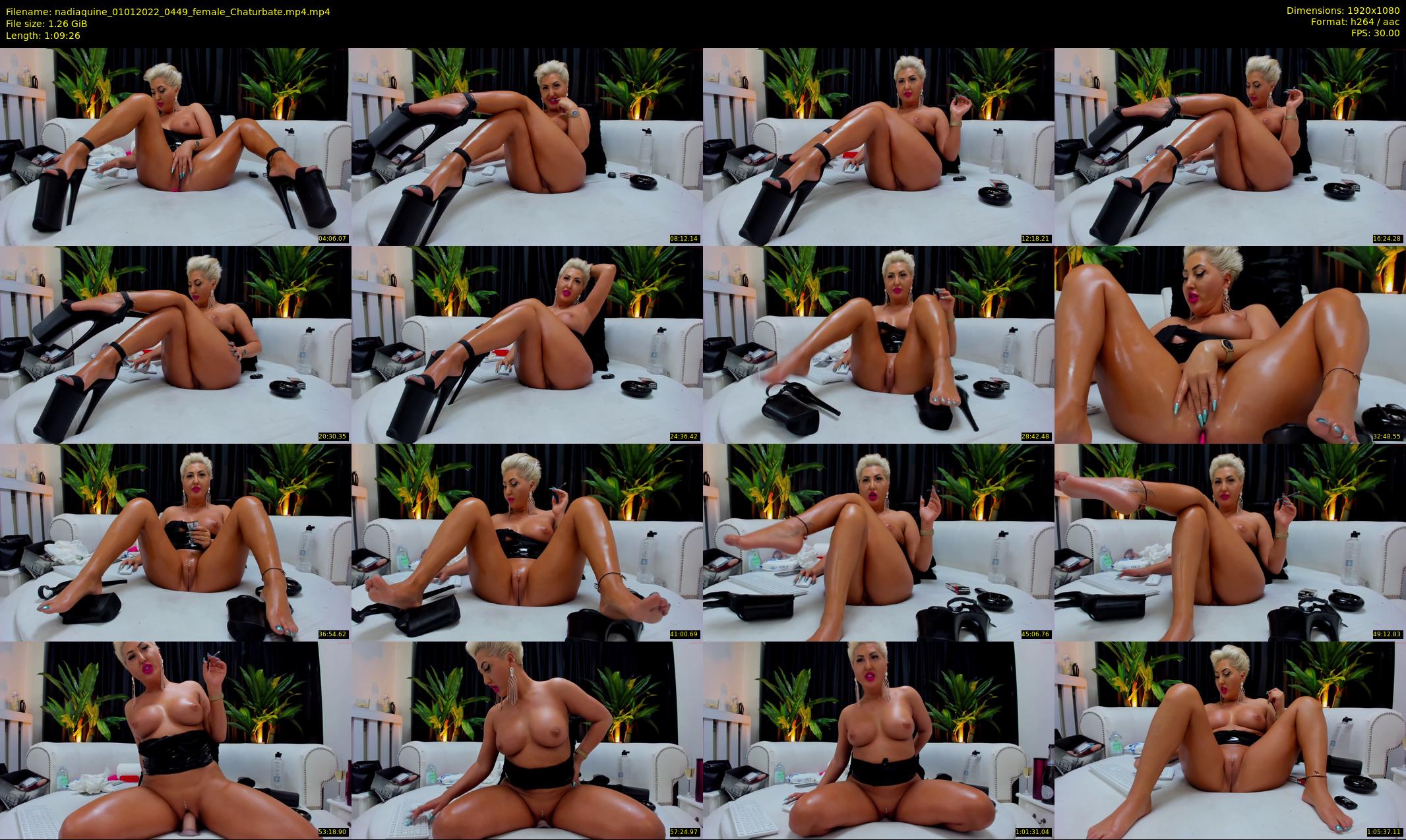 nadiaquine — 70 minute Chaturbate female cam show recording, 1080p, Jan 1, 2022