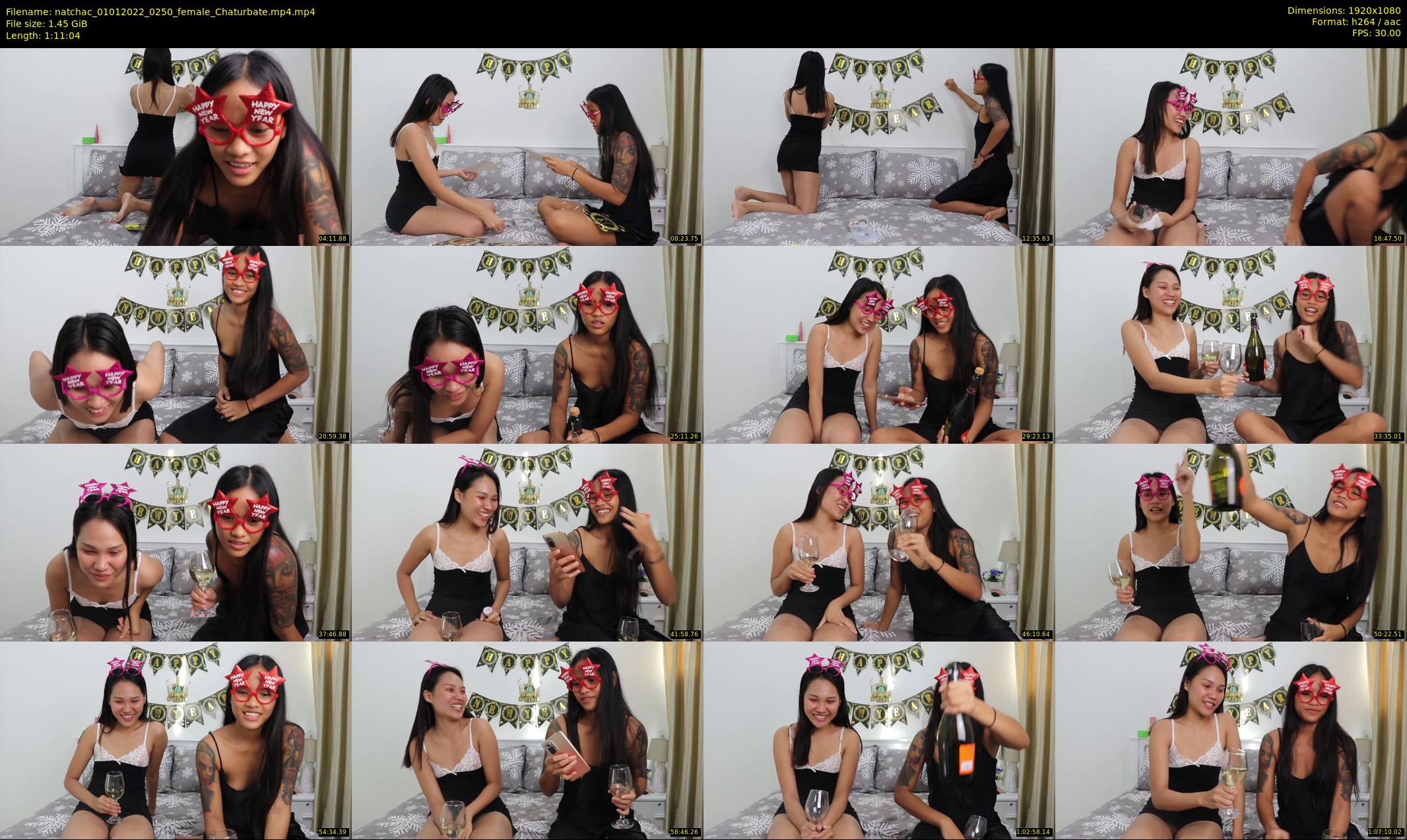 natchac — 72 minute Chaturbate female cam show recording, 1080p, Jan 1, 2022
