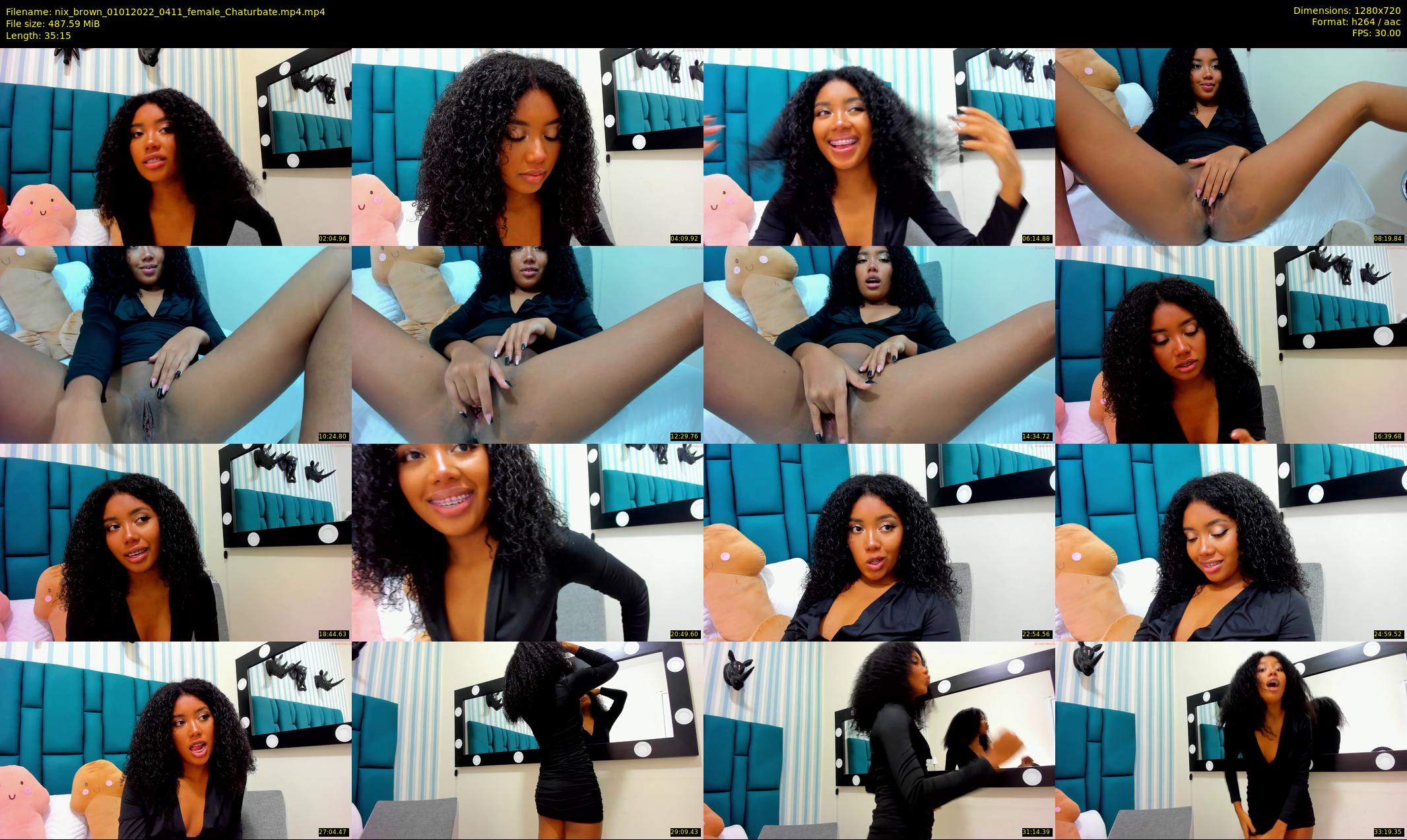 nix_brown — 36 minute Chaturbate female cam show recording, 720p, Jan 1, 2022