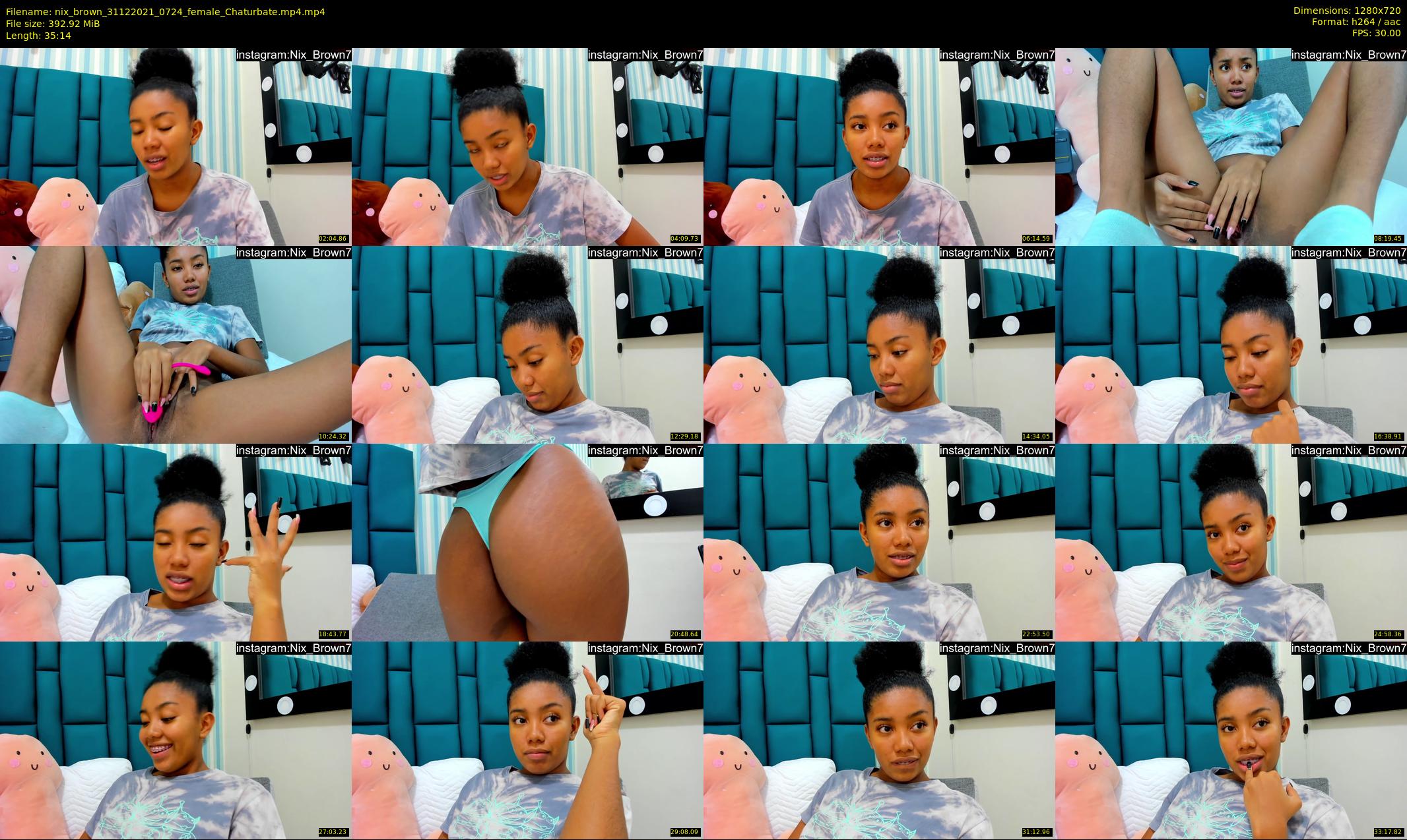nix_brown — 36 minute Chaturbate female cam show recording, 720p, Dec 31, 2021