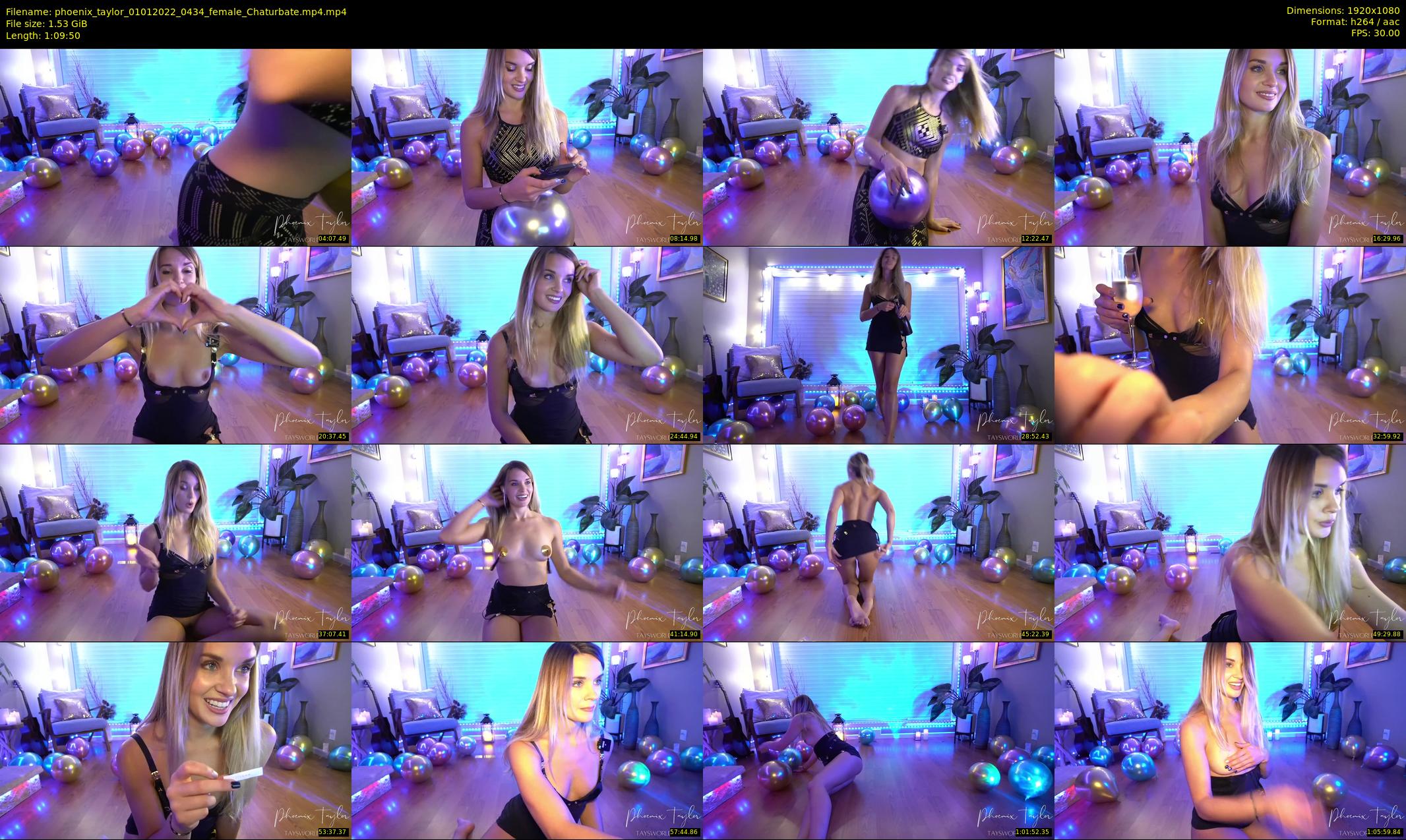 phoenix_taylor — 70 minute Chaturbate female cam show recording, 1080p, Jan 1, 2022