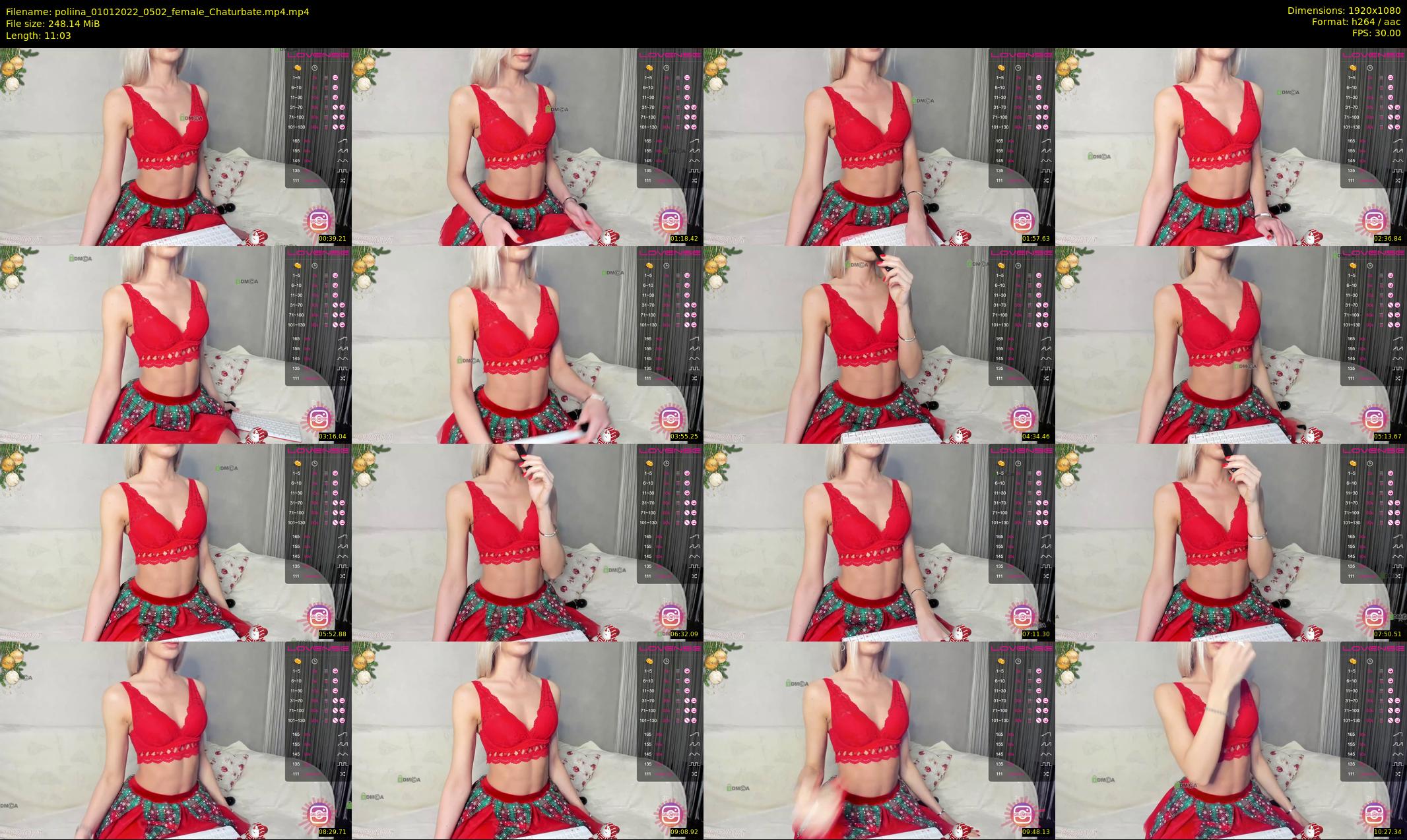 poliina — 12 minute Chaturbate female cam show recording, 1080p, Jan 1, 2022