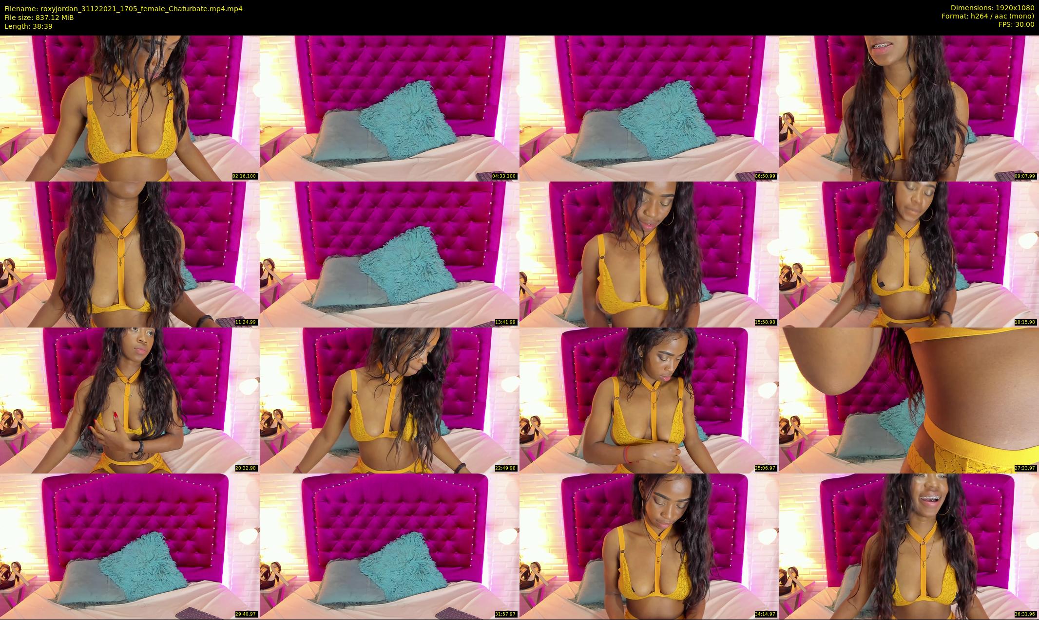 roxyjordan — 39 minute Chaturbate female cam show recording, 1080p, Dec 31, 2021