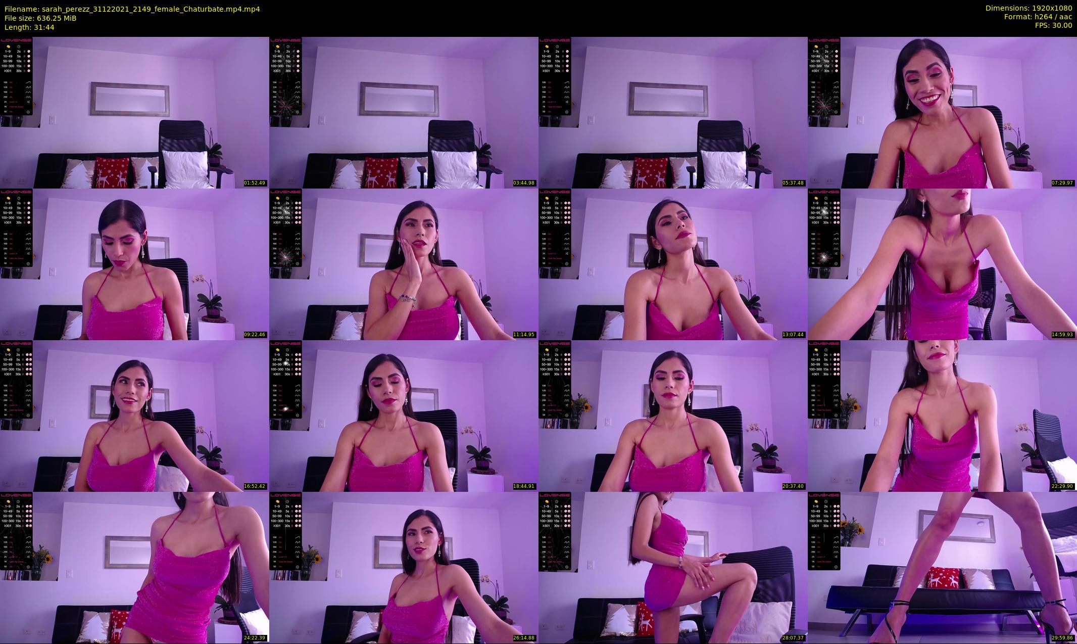 sarah_perezz — 32 minute Chaturbate female cam show recording, 1080p, Dec 31, 2021