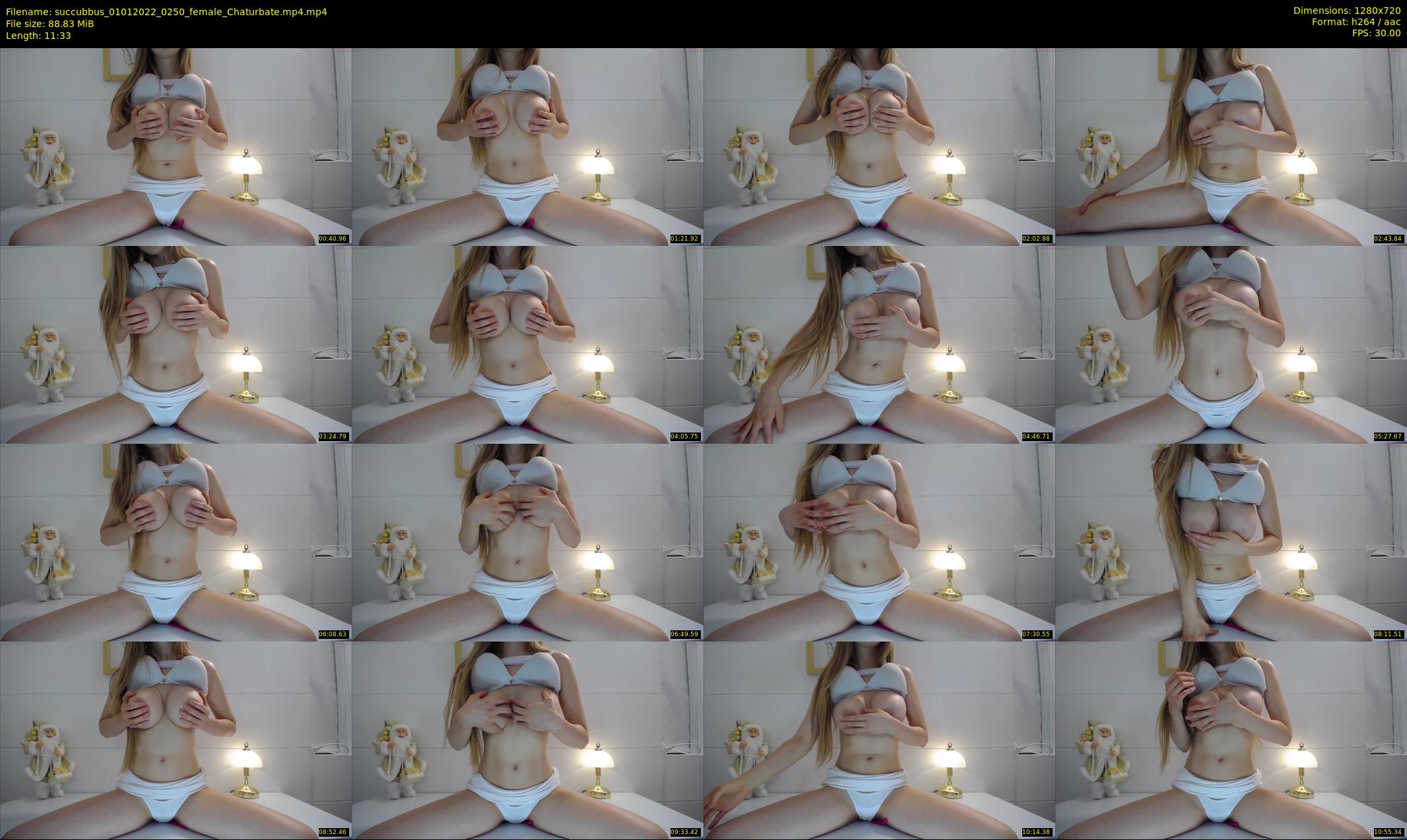 succubbus — 12 minute Chaturbate female cam show recording, 720p, Jan 1, 2022