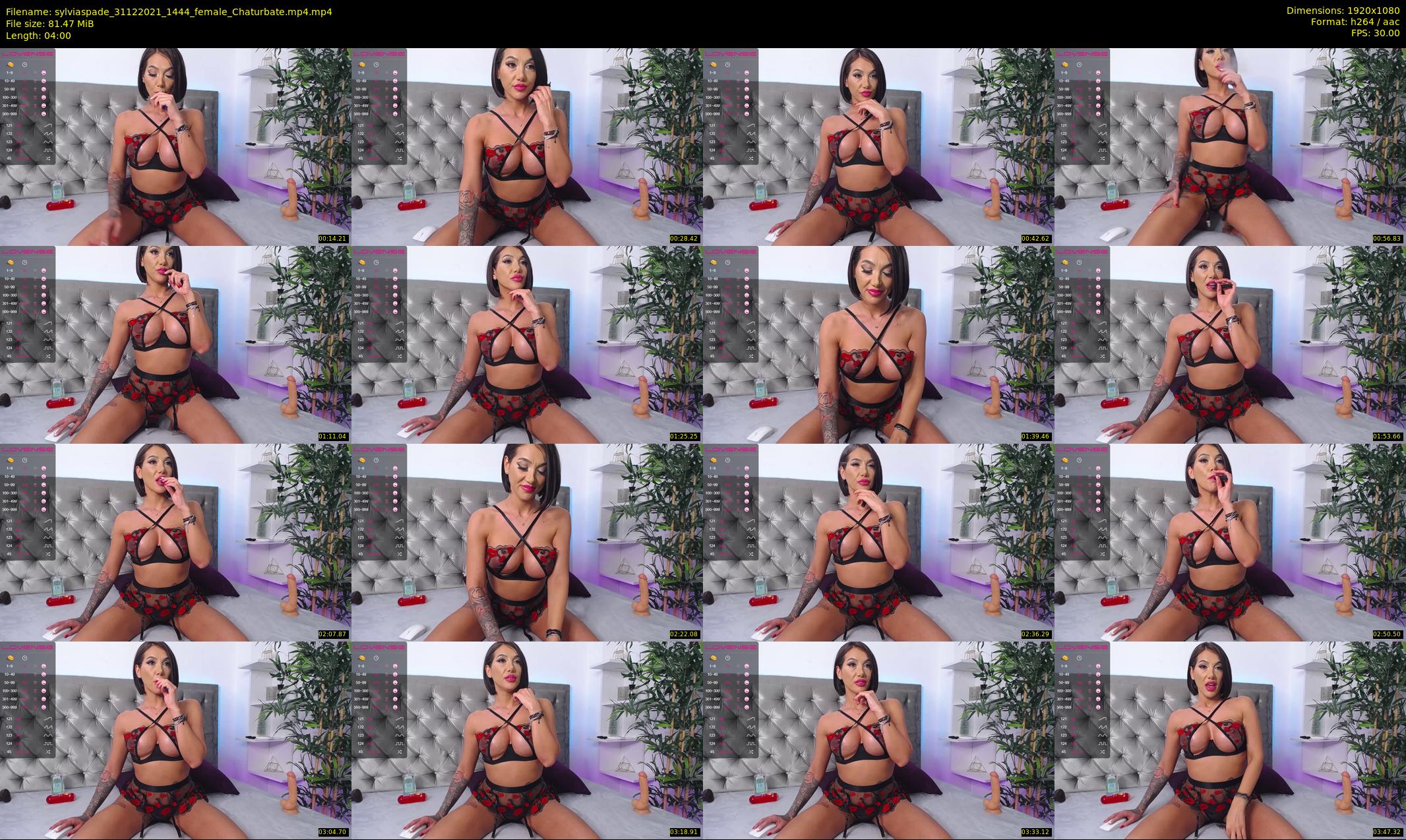 sylviaspade — 4 minute Chaturbate female cam show recording, 1080p, Dec 31, 2021