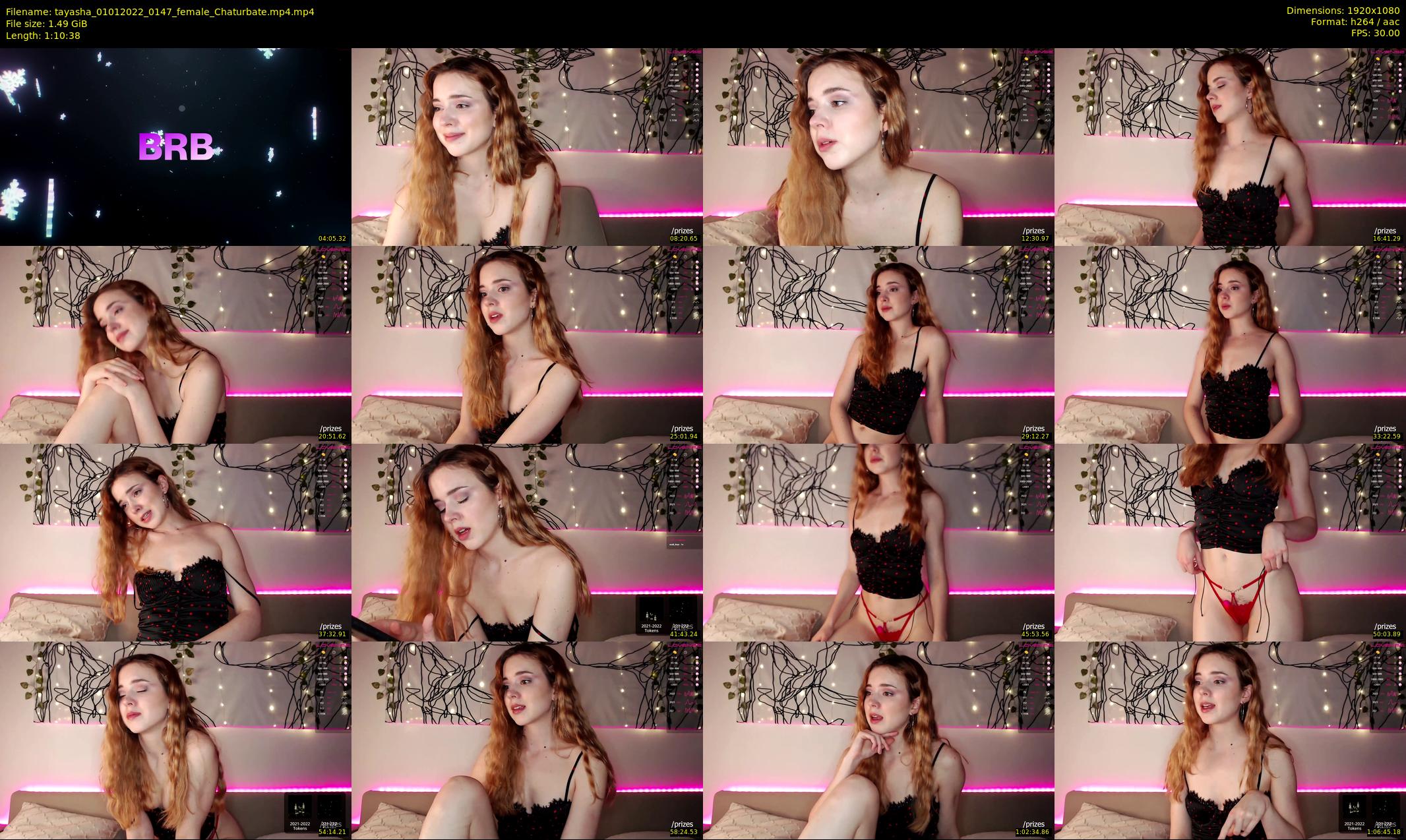 tayasha — 71 minute Chaturbate female cam show recording, 1080p, Jan 1, 2022