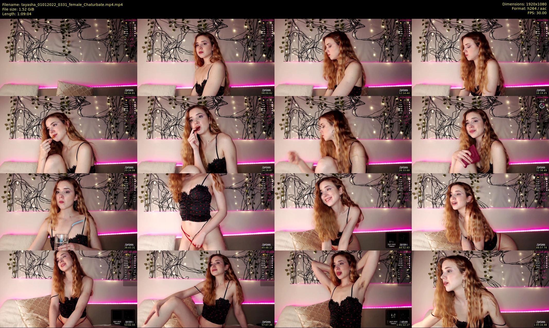 tayasha — 70 minute Chaturbate female cam show recording, 1080p, Jan 1, 2022