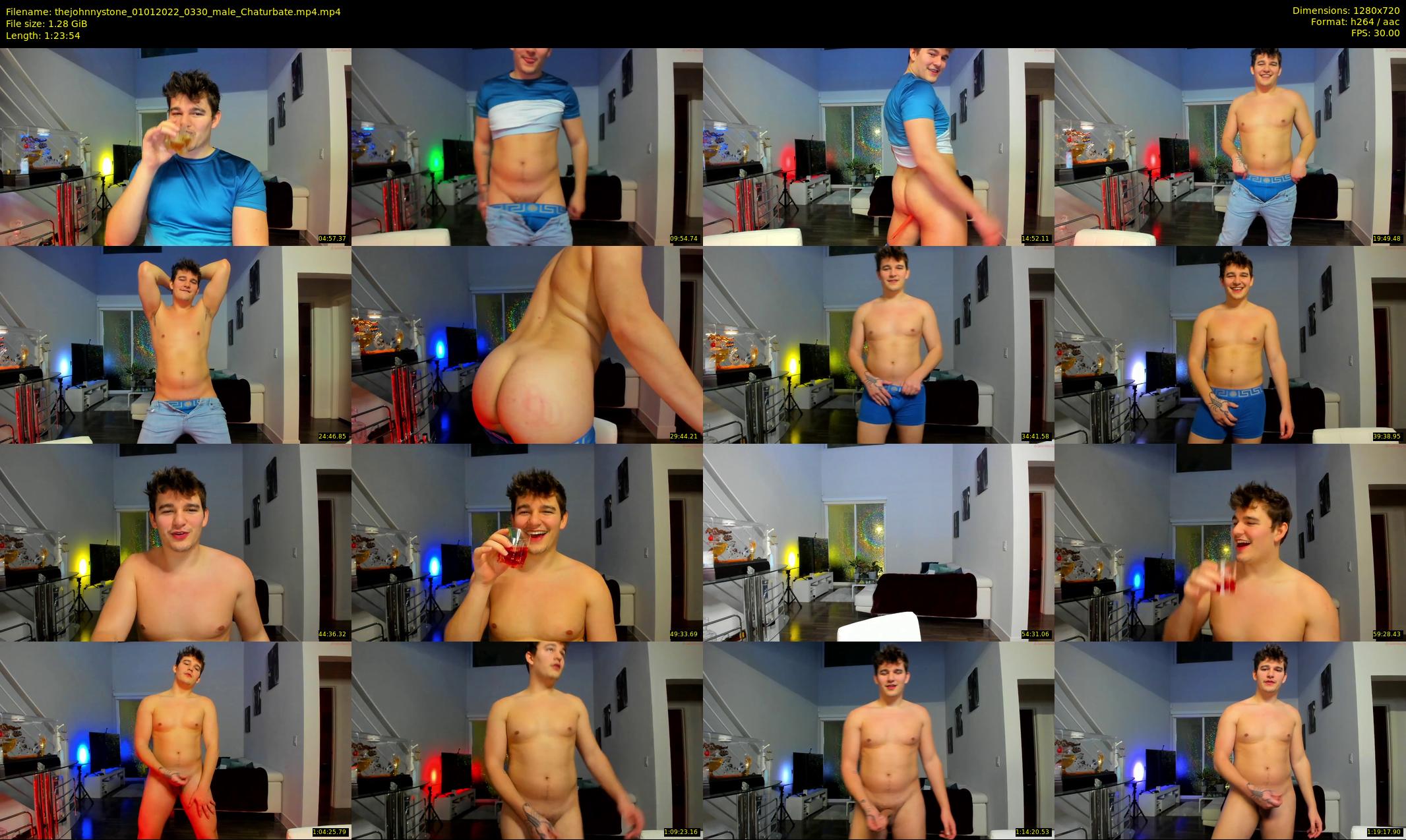 thejohnnystone — 84 minute Chaturbate male cam show recording, 720p, Jan 1, 2022