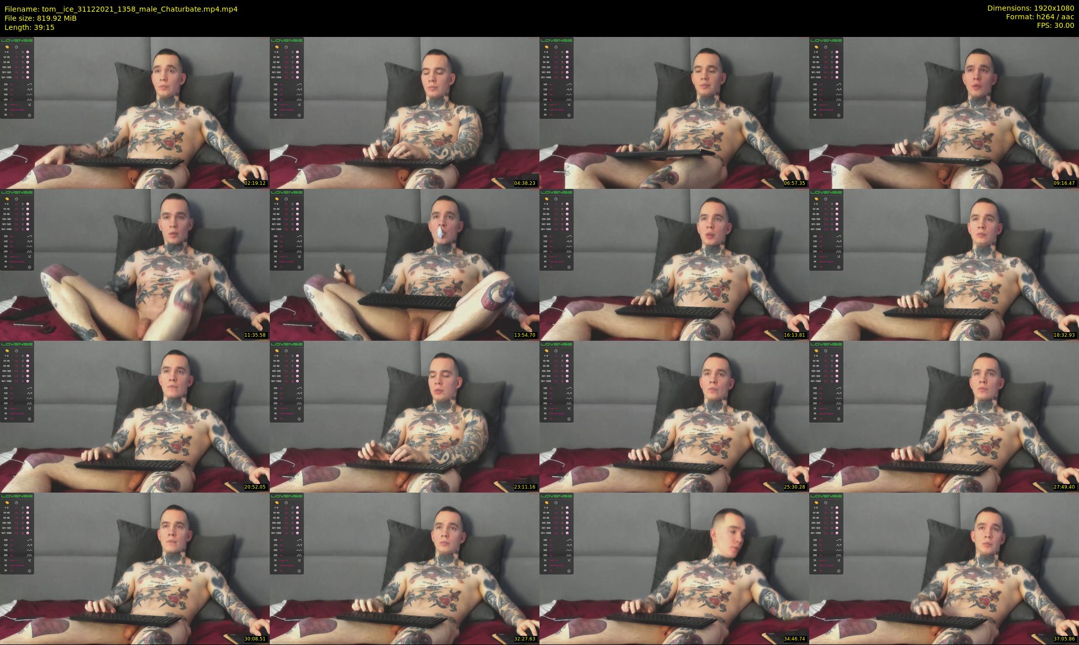 tom__ice — 40 minute Chaturbate male cam show recording, 1080p, Dec 31, 2021