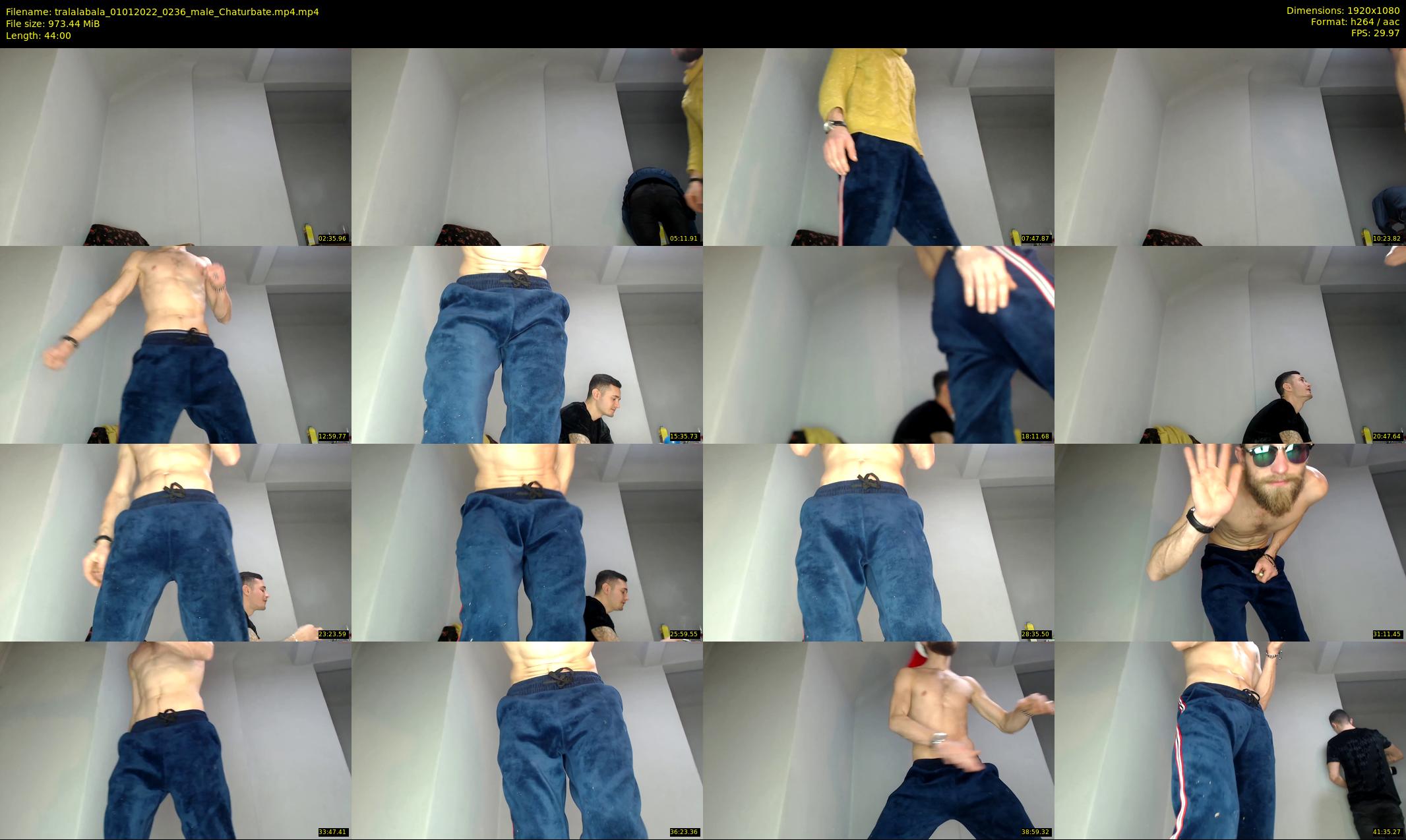tralalabala — 44 minute Chaturbate male cam show recording, 1080p, Jan 1, 2022