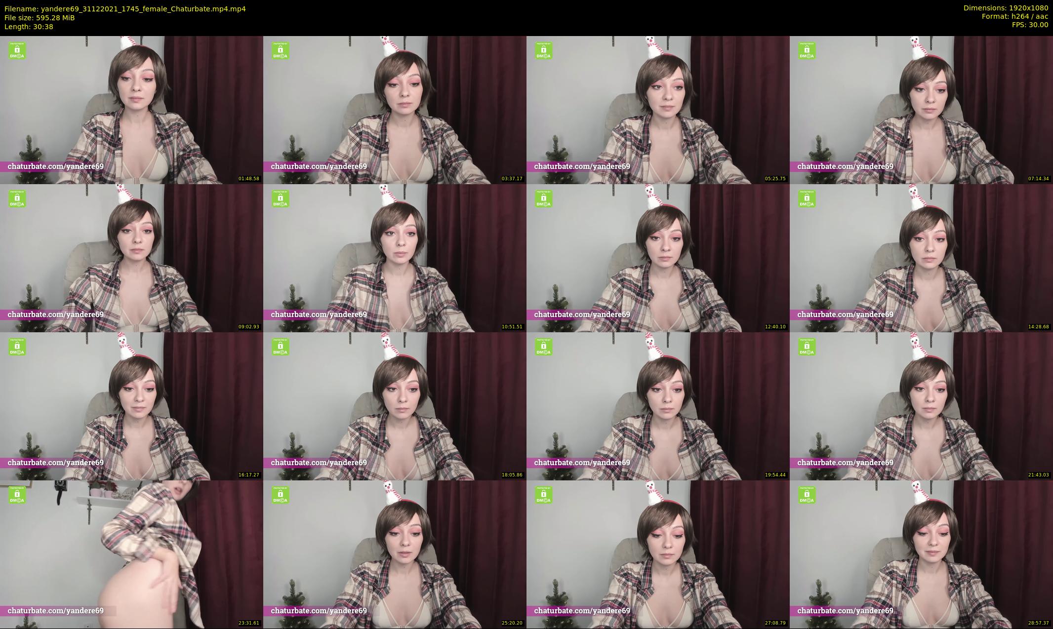 yandere69 — 31 minute Chaturbate female cam show recording, 1080p, Dec 31, 2021