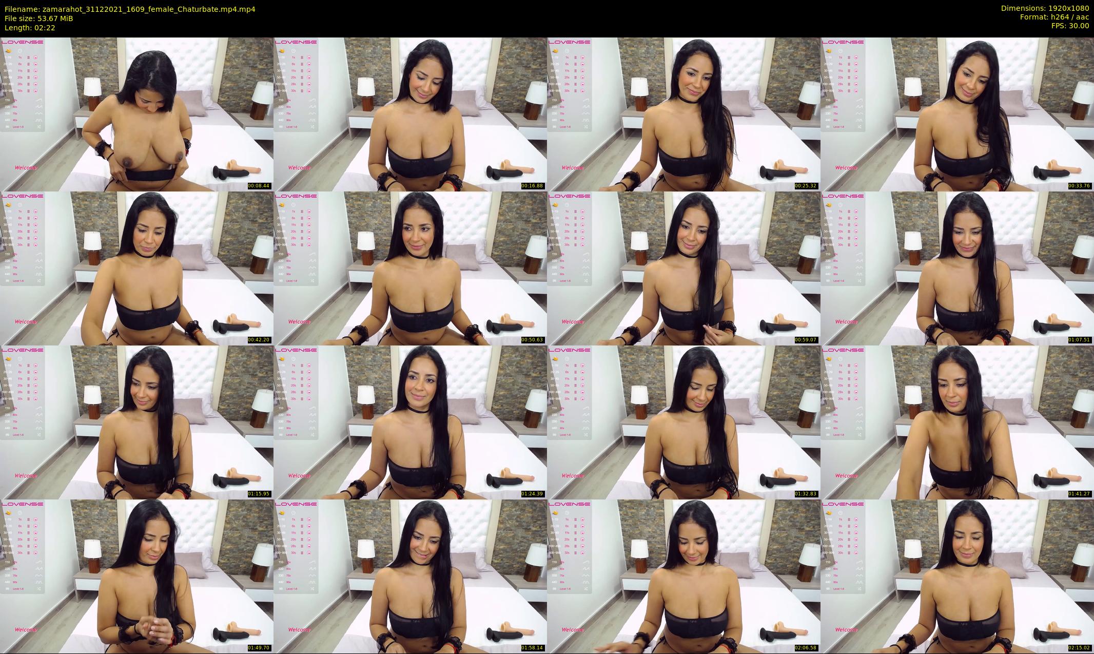 zamarahot — 3 minute Chaturbate female cam show recording, 1080p, Dec 31, 2021