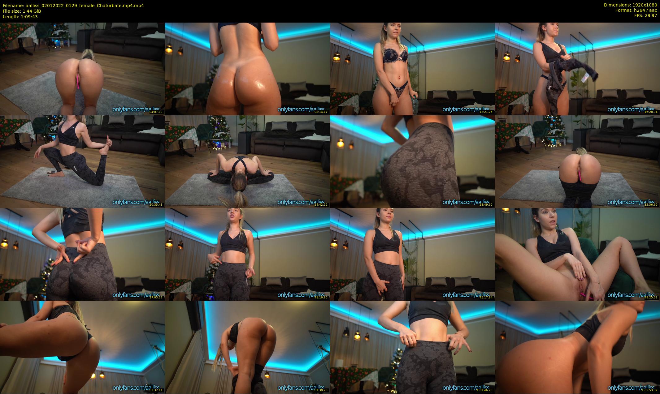 aalliss — 70 minute Chaturbate female cam show recording, 1080p, Jan 2, 2022