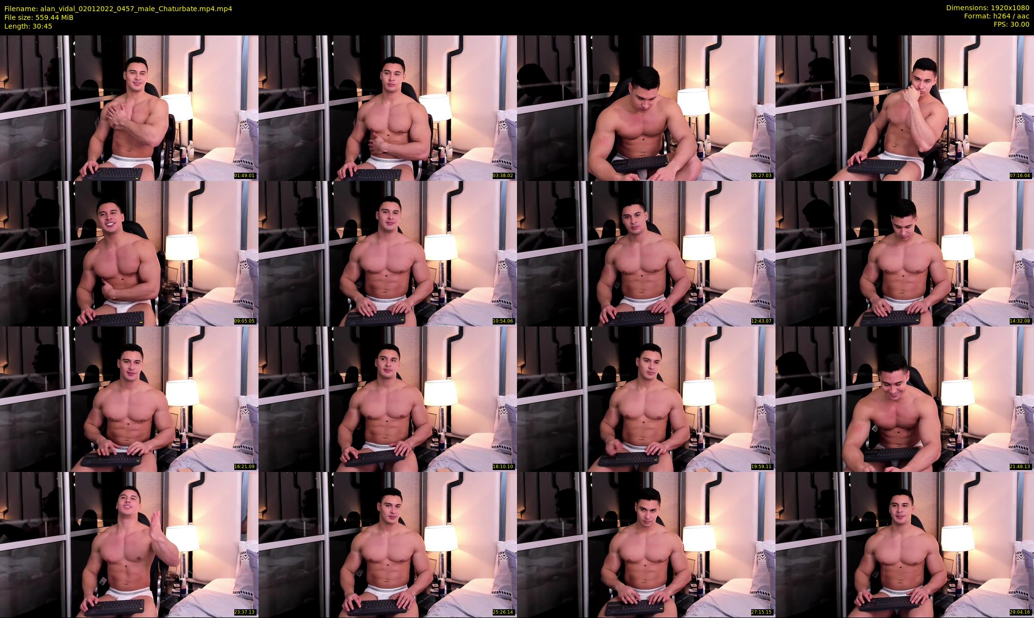 alan_vidal — 31 minute Chaturbate male cam show recording, 1080p, Jan 2, 2022