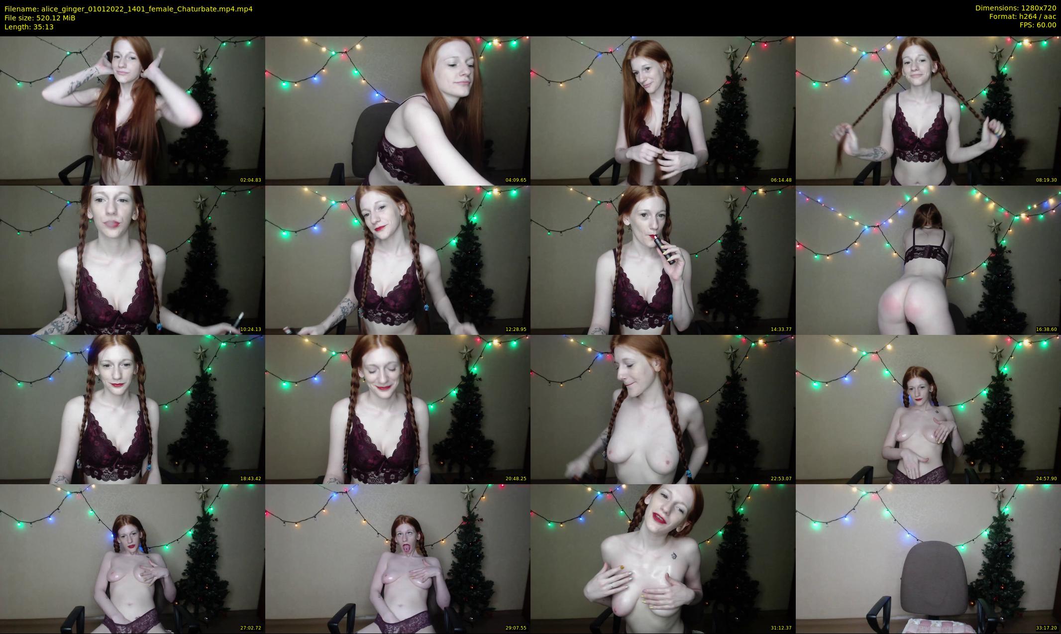 alice_ginger — 36 minute Chaturbate female cam show recording, 720p, Jan 1, 2022