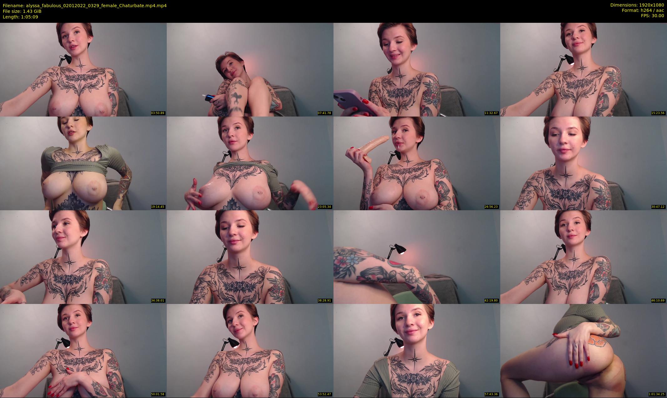 alyssa_fabulous — 66 minute Chaturbate female cam show recording, 1080p, Jan 2, 2022