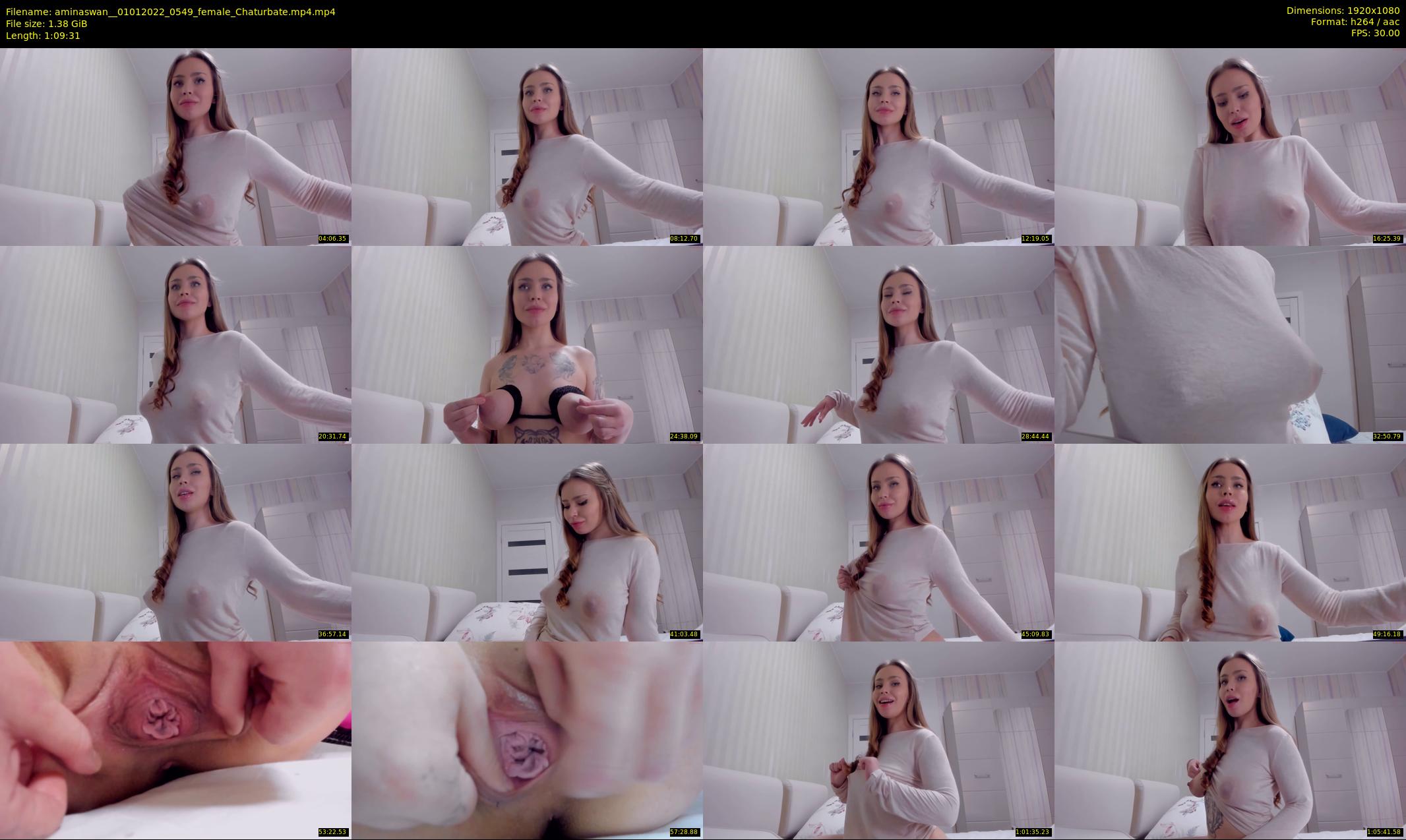 aminaswan_ — 70 minute Chaturbate female cam show recording, 1080p, Jan 1, 2022