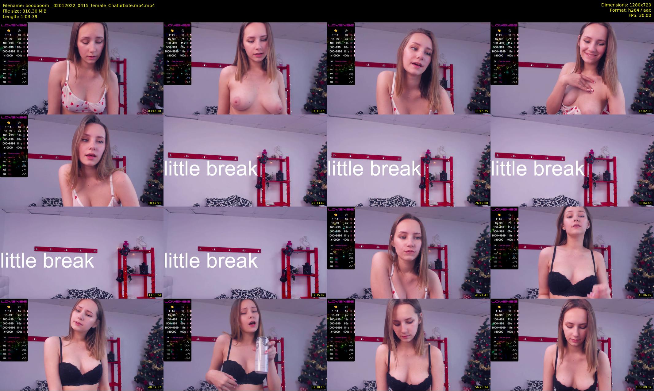 boooooom_ — 64 minute Chaturbate female cam show recording, 720p, Jan 2, 2022