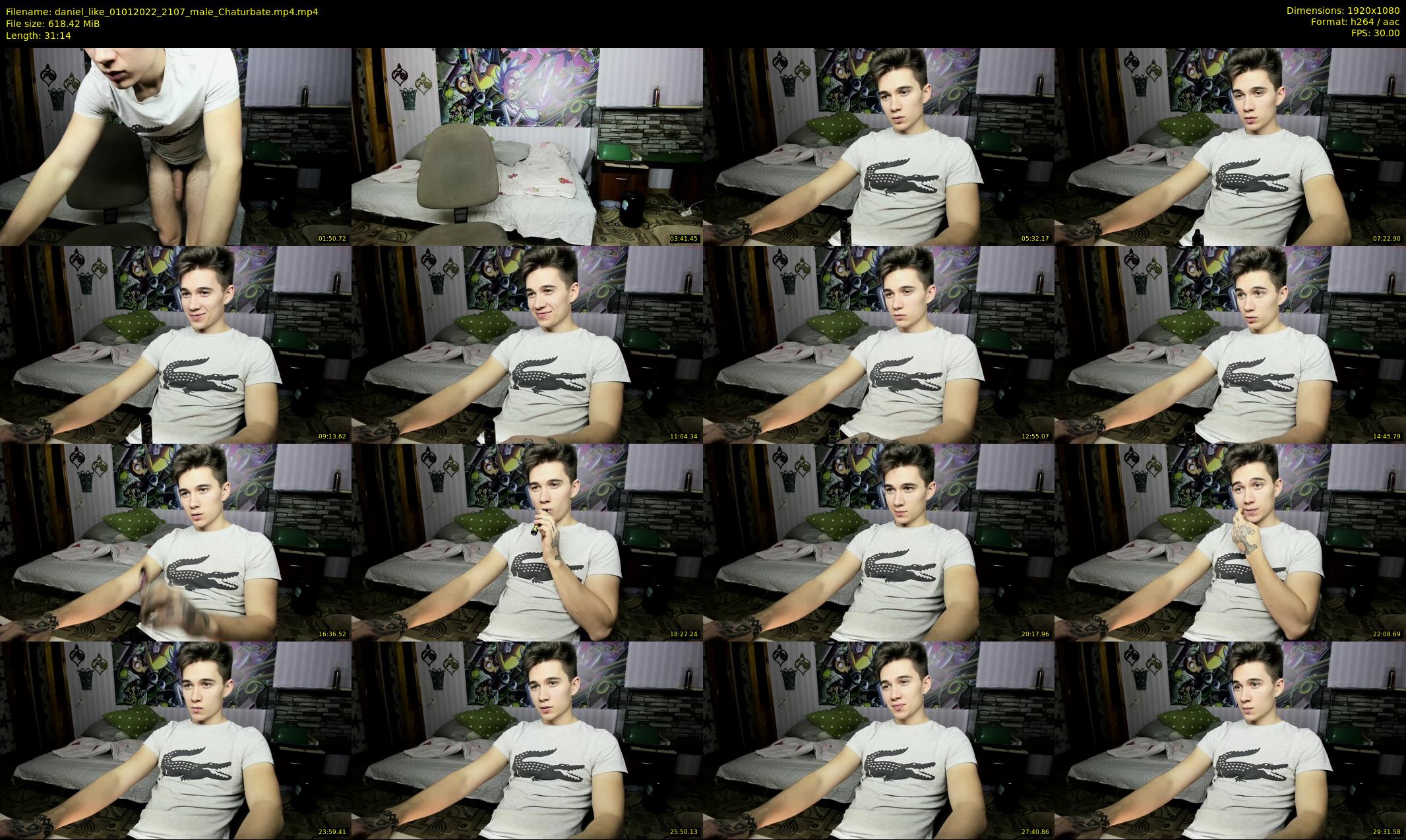 daniel_like — 32 minute Chaturbate male cam show recording, 1080p, Jan 1, 2022