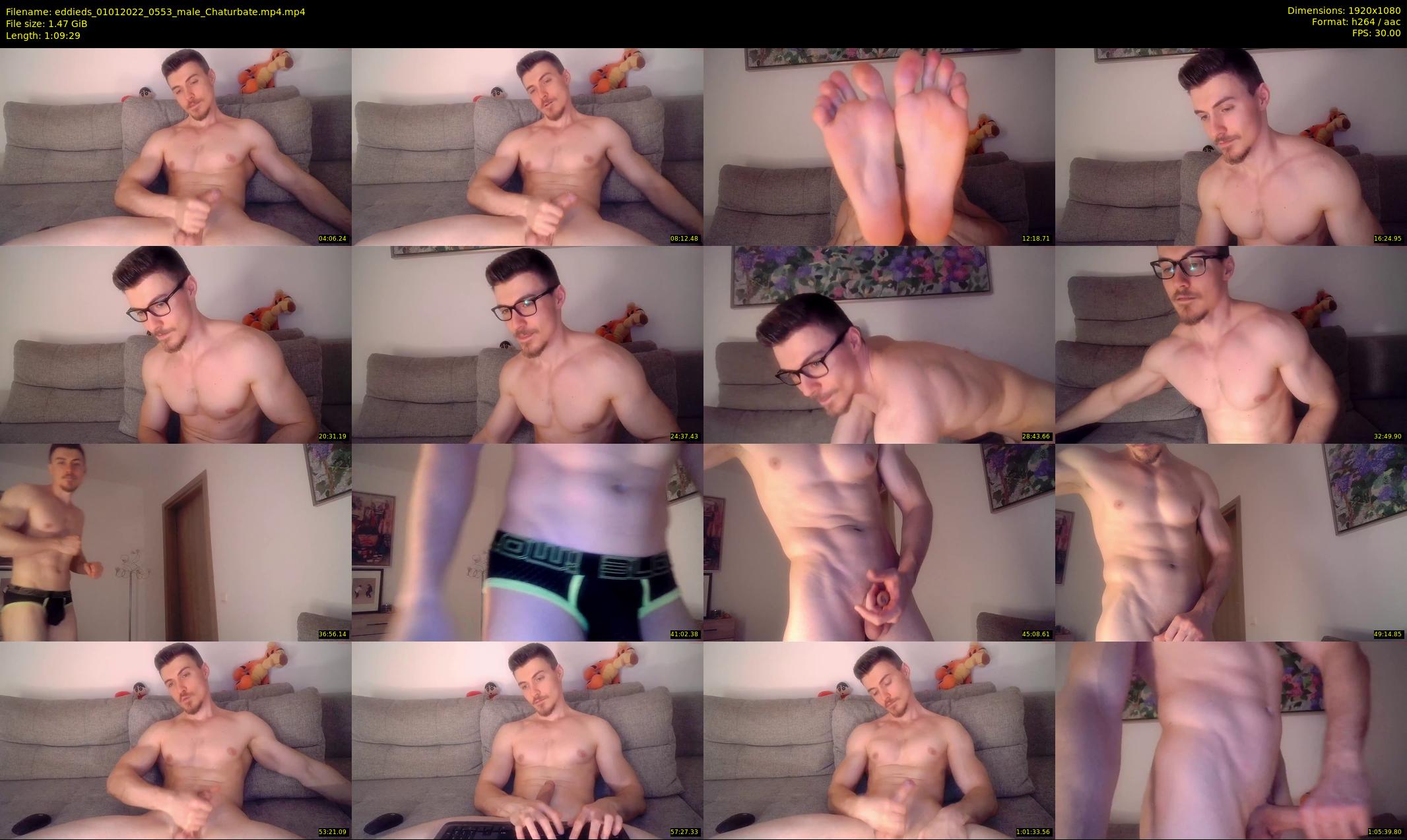 eddieds — 70 minute Chaturbate male cam show recording, 1080p, Jan 1, 2022