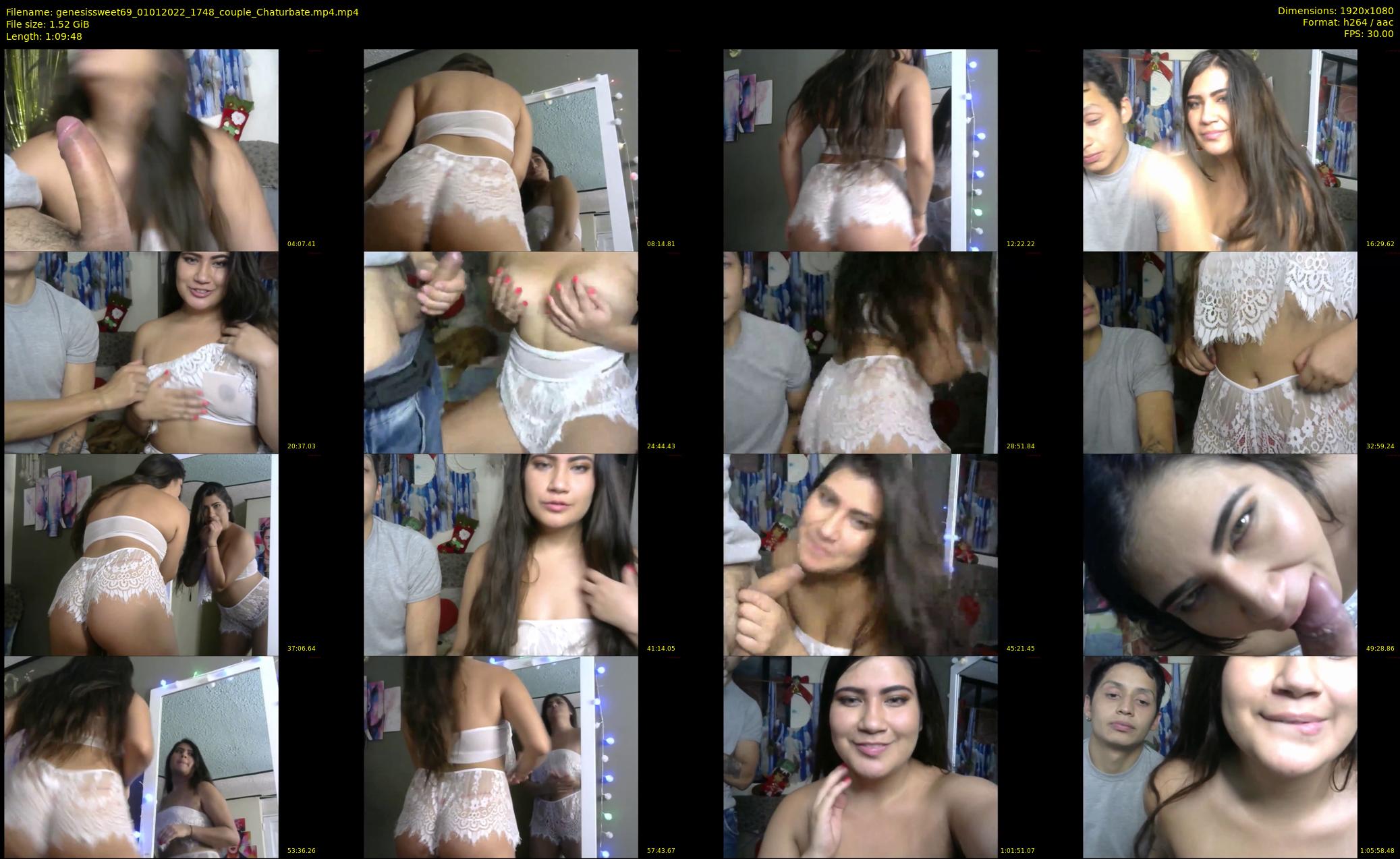 genesissweet69 — 70 minute Chaturbate couple cam show recording, 1080p, Jan 1, 2022