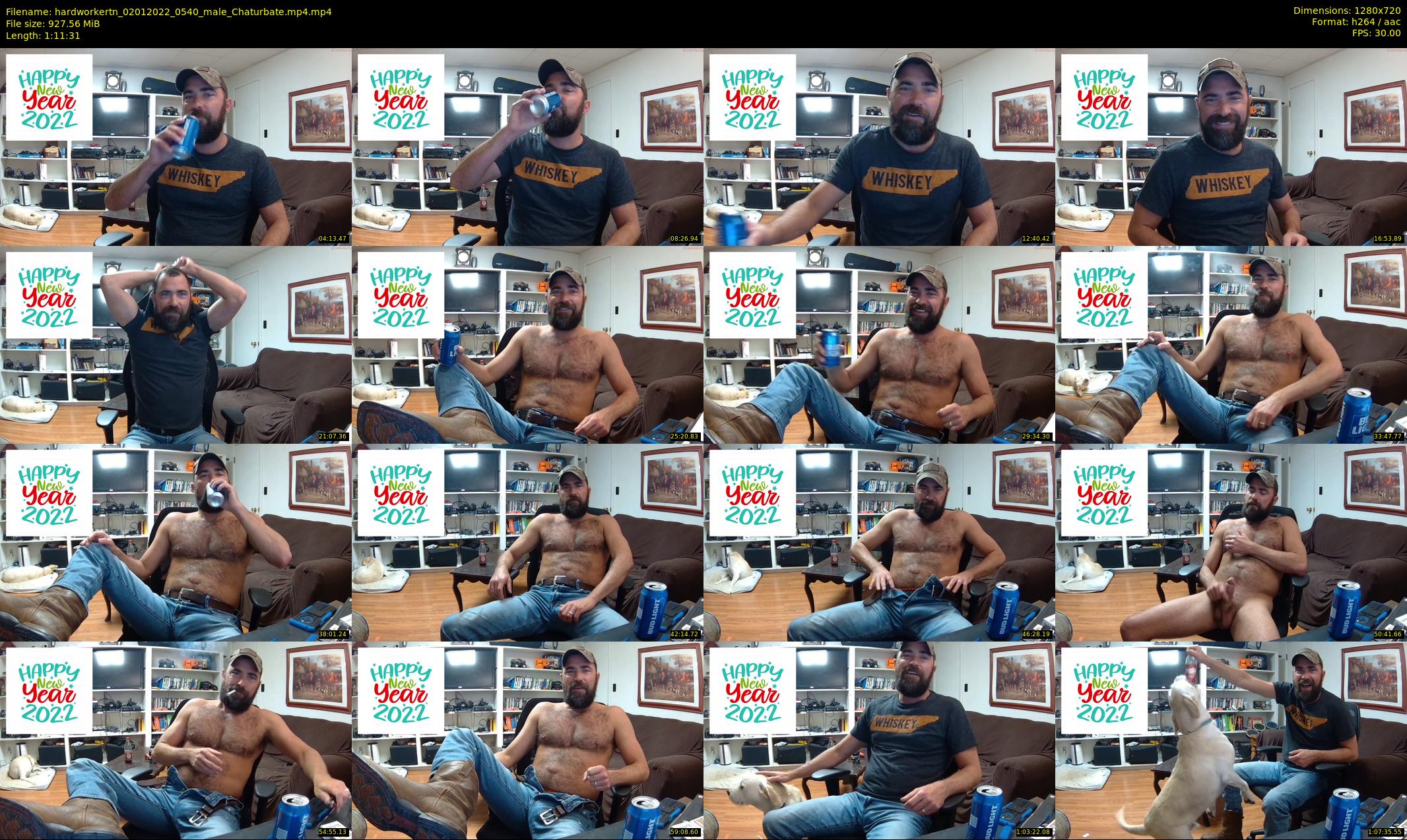 hardworkertn — 72 minute Chaturbate male cam show recording, 720p, Jan 2, 2022