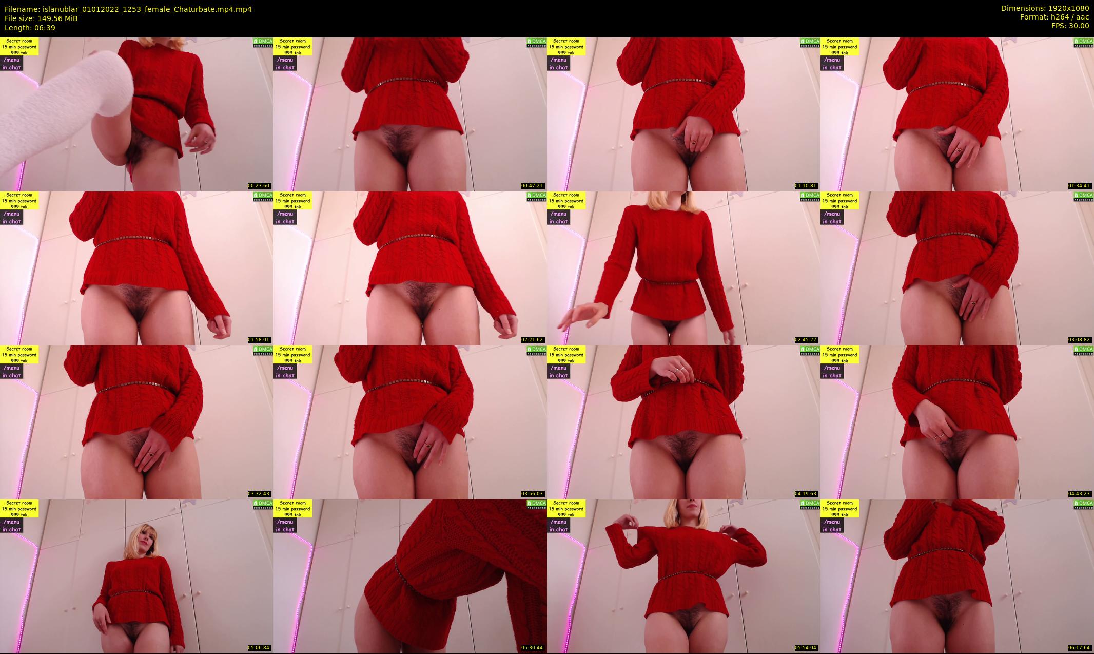 islanublar — 7 minute Chaturbate female cam show recording, 1080p, Jan 1, 2022