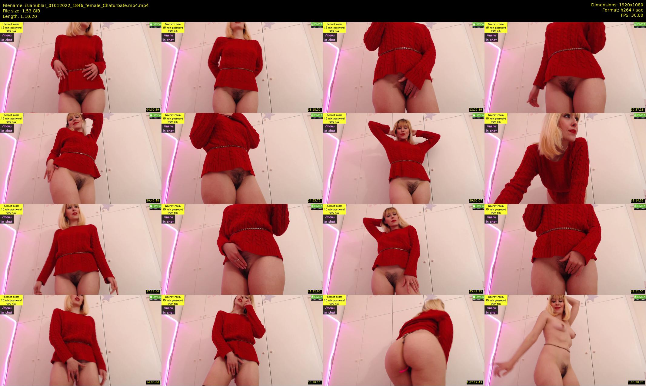 islanublar — 71 minute Chaturbate female cam show recording, 1080p, Jan 1, 2022
