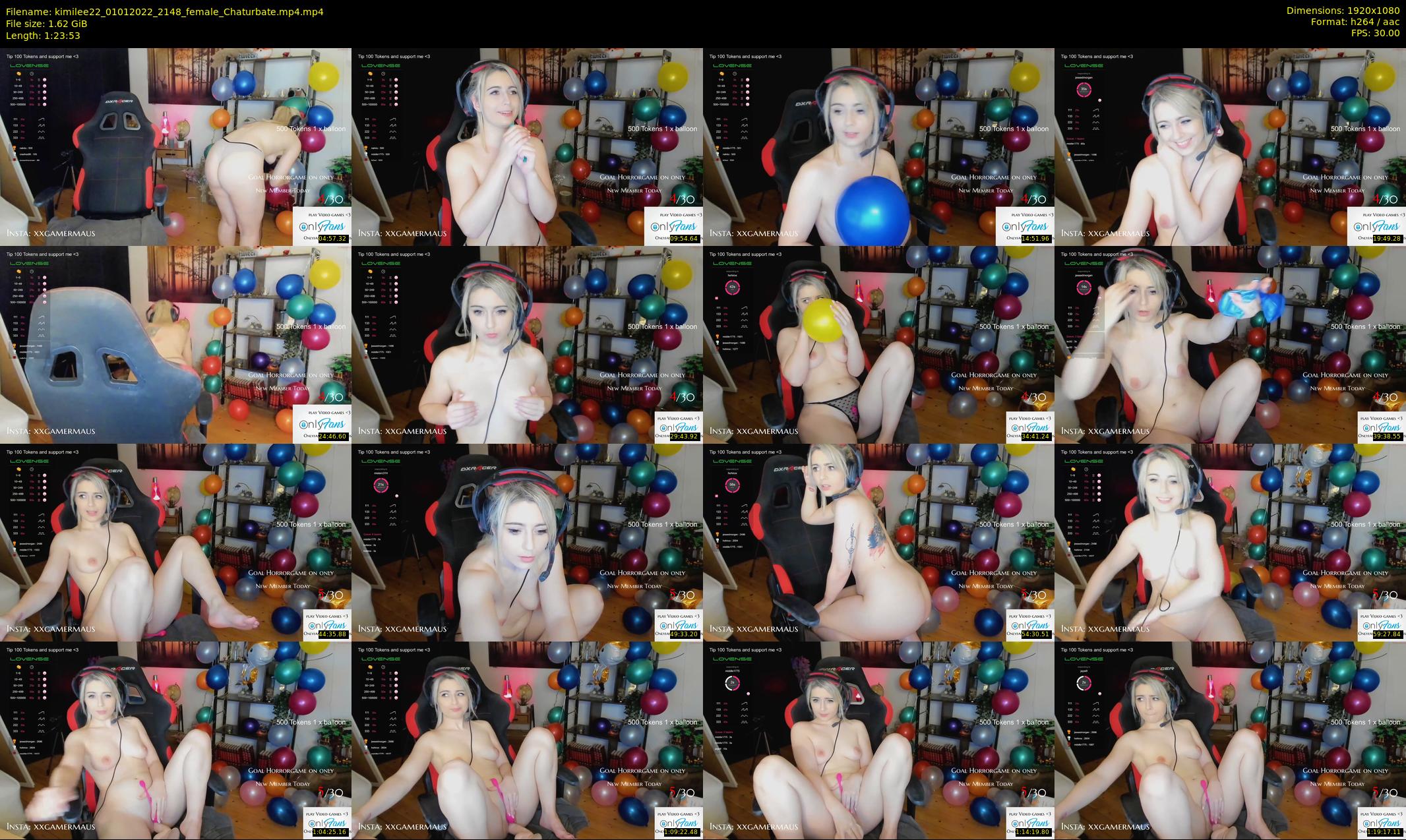 kimilee22 — 84 minute Chaturbate female cam show recording, 1080p, Jan 1, 2022