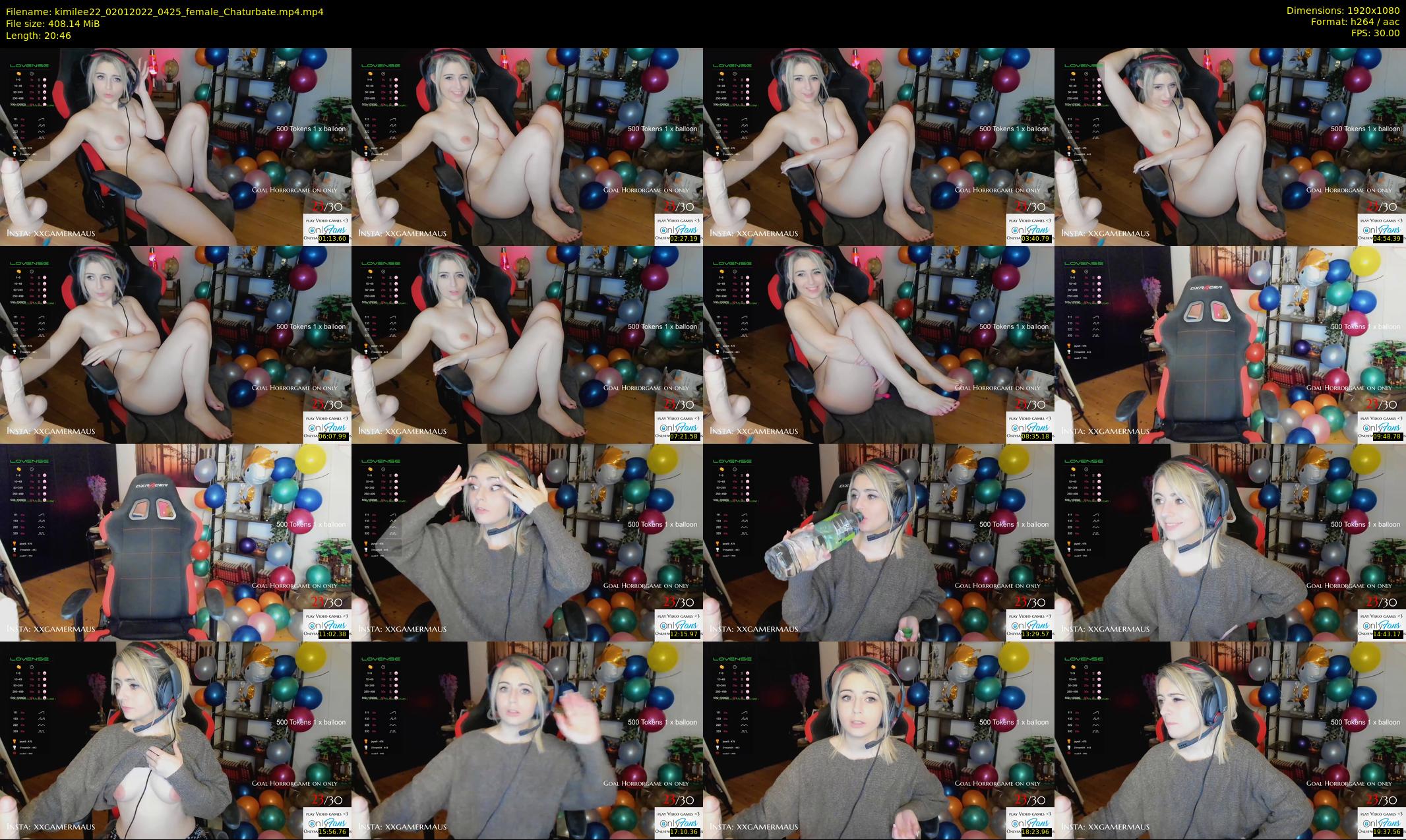 kimilee22 — 21 minute Chaturbate female cam show recording, 1080p, Jan 2, 2022