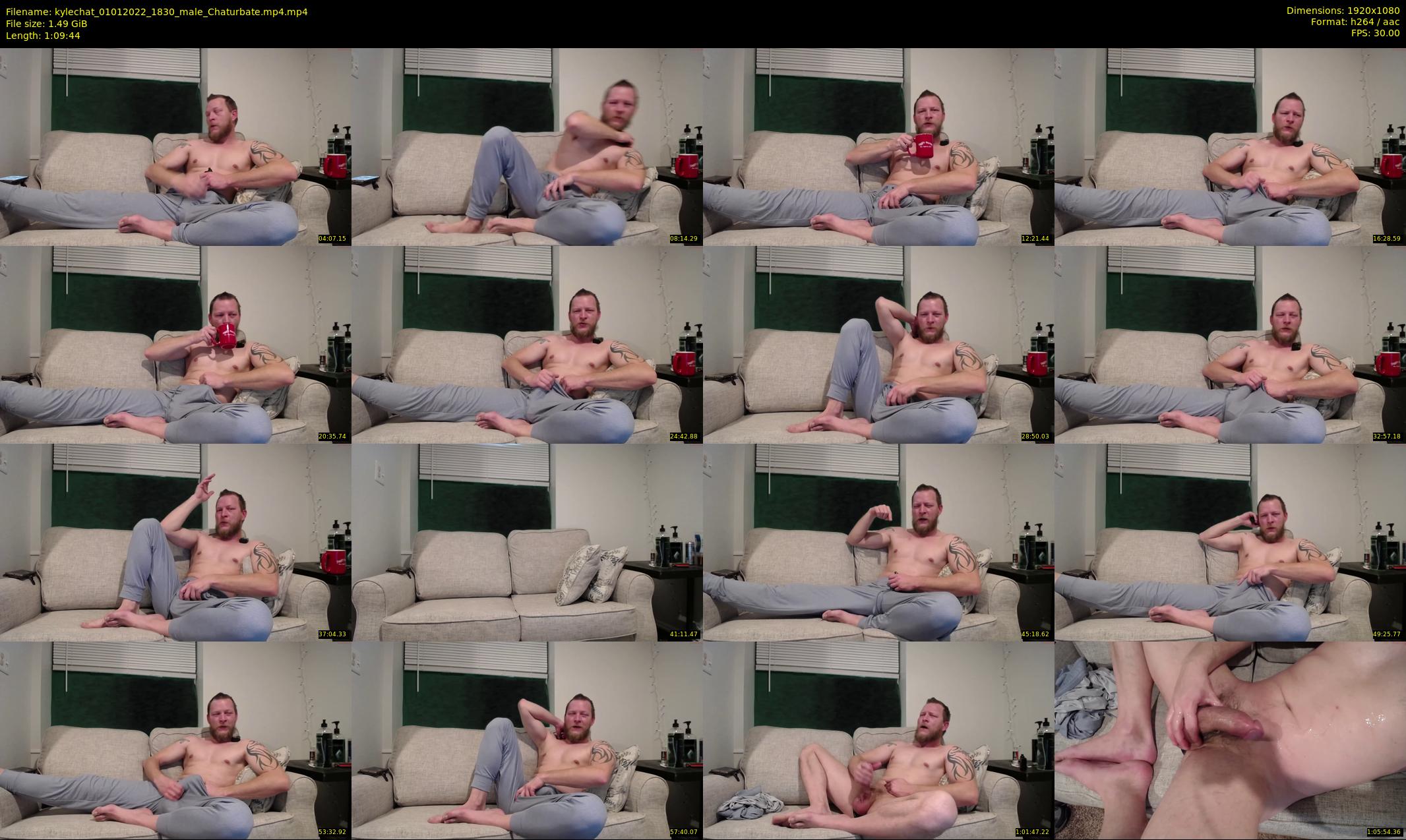 kylechat — 70 minute Chaturbate male cam show recording, 1080p, Jan 1, 2022