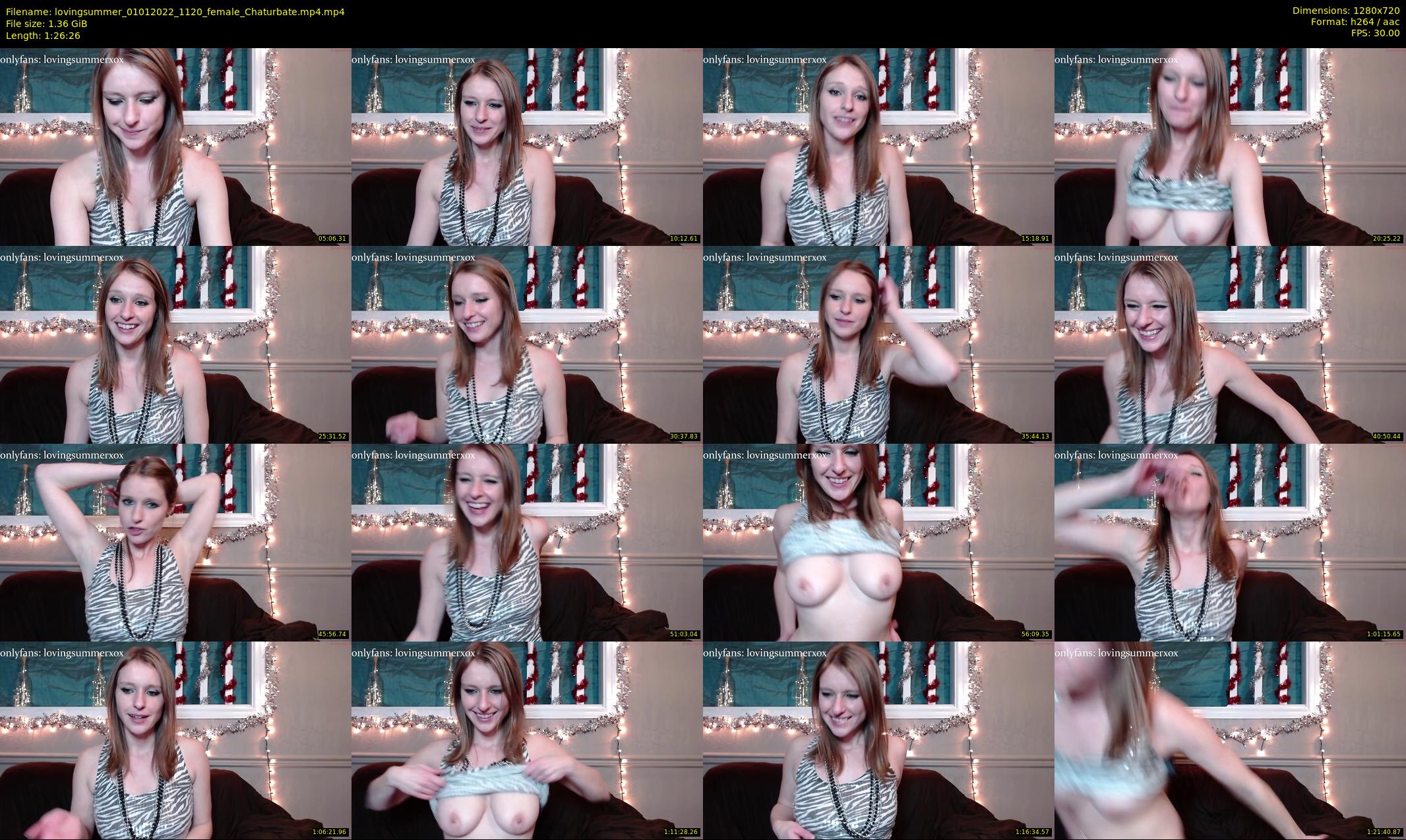 lovingsummer — 87 minute Chaturbate female cam show recording, 720p, Jan 1, 2022