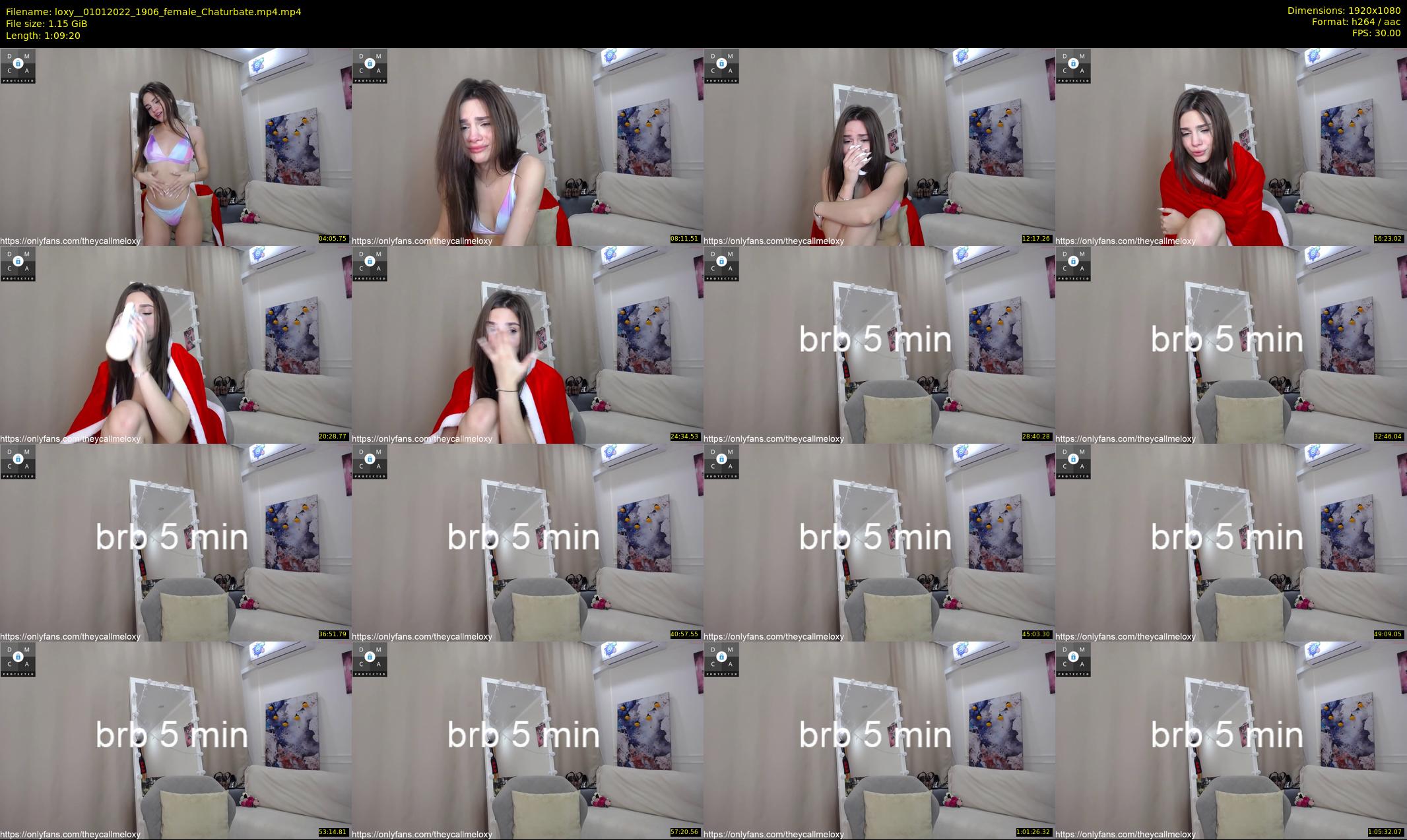loxy_ — 70 minute Chaturbate female cam show recording, 1080p, Jan 1, 2022