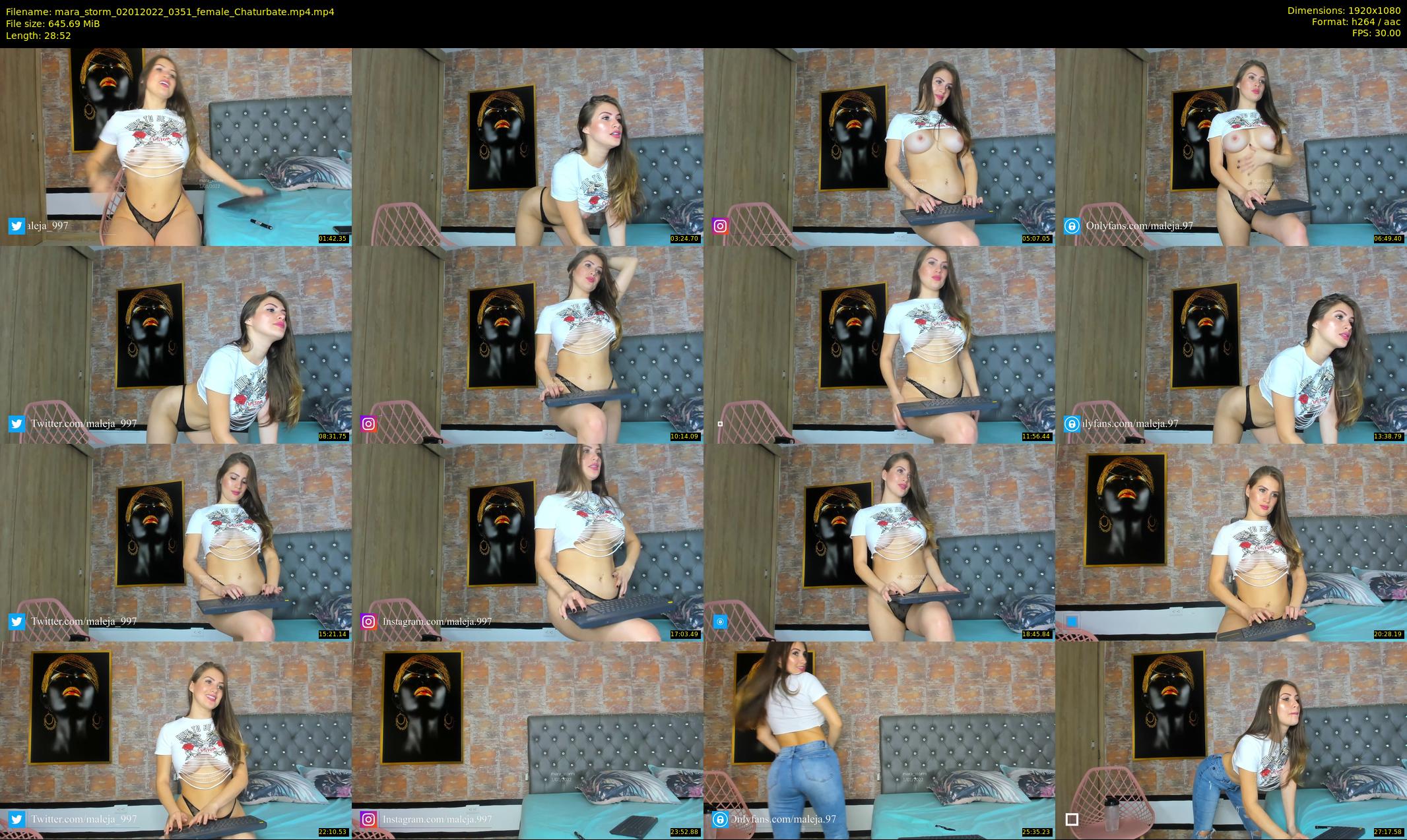 mara_storm — 29 minute Chaturbate female cam show recording, 1080p, Jan 2, 2022
