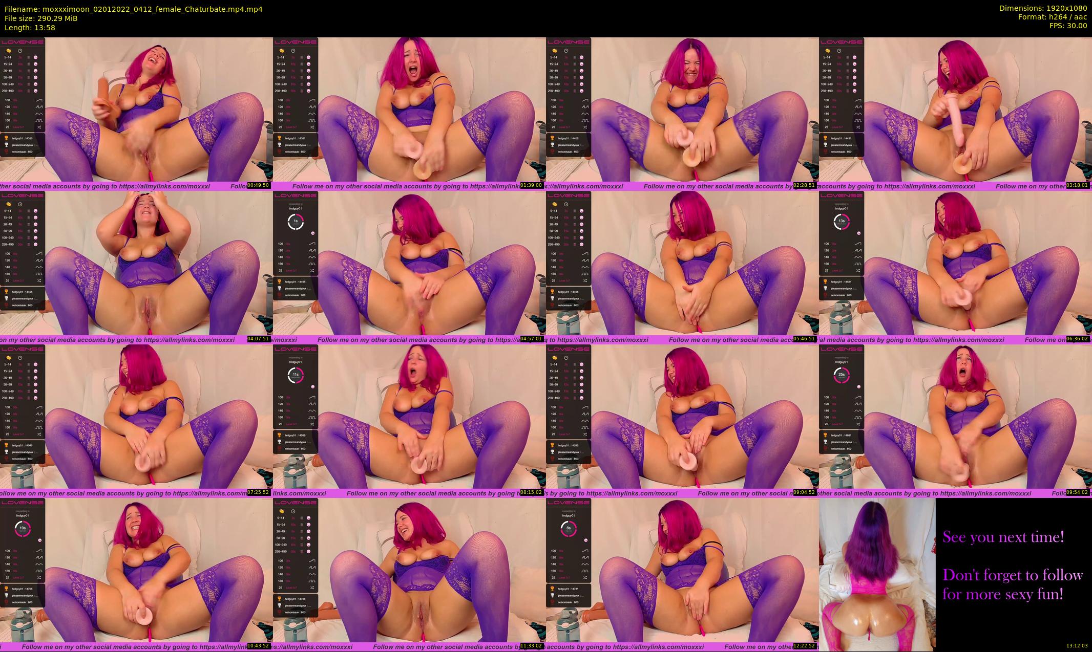 moxxximoon — 14 minute Chaturbate female cam show recording, 1080p, Jan 2, 2022