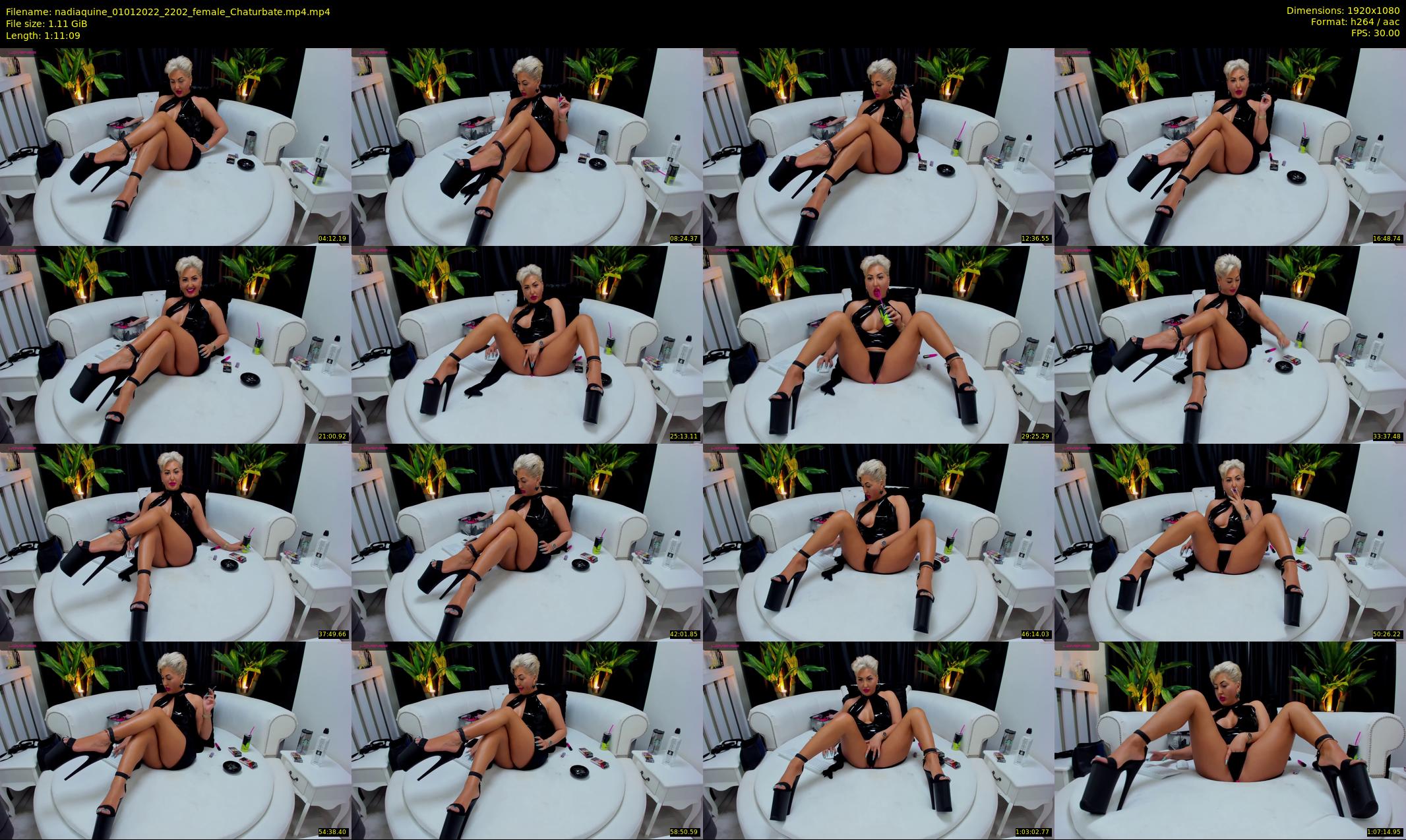 nadiaquine — 72 minute Chaturbate female cam show recording, 1080p, Jan 1, 2022