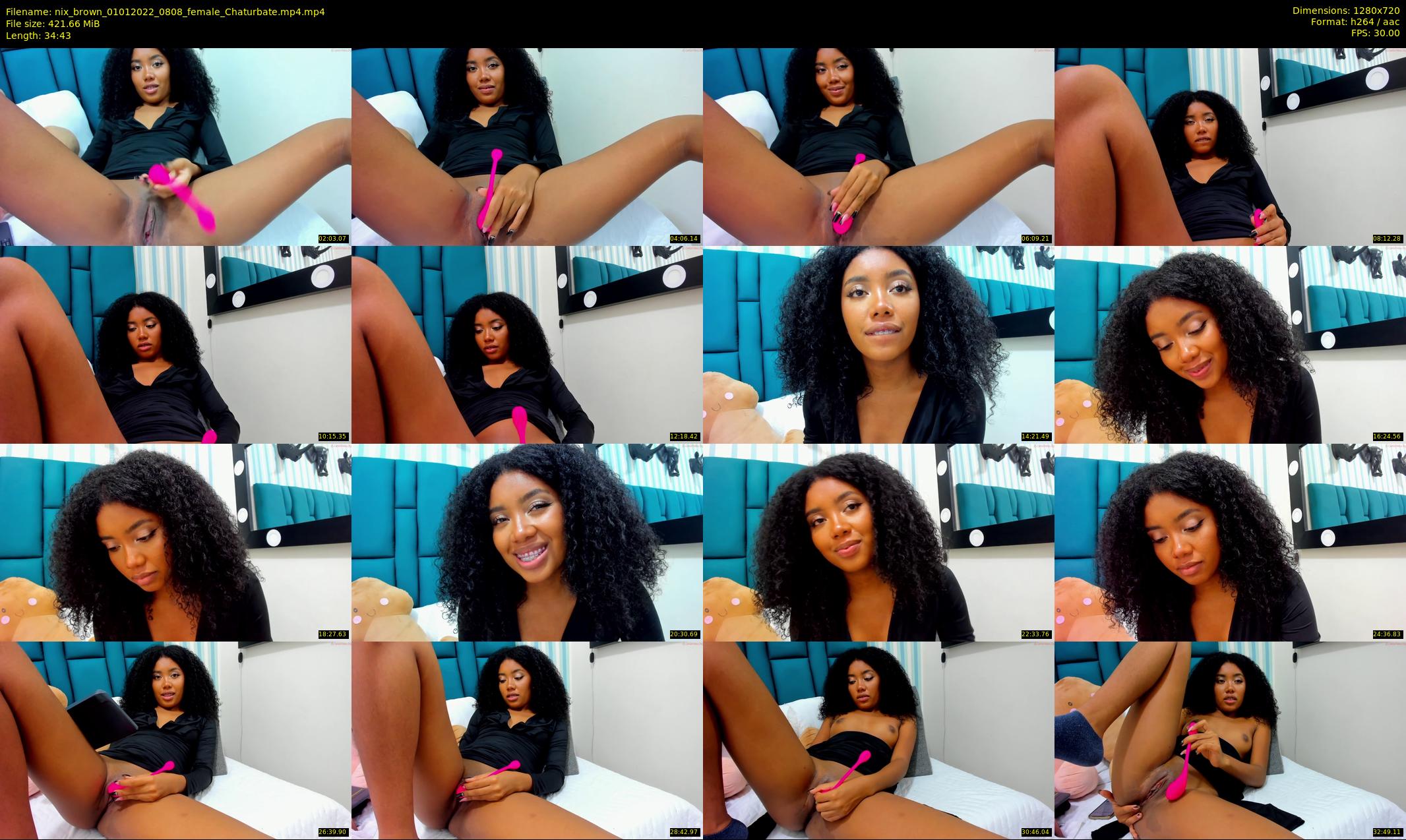 nix_brown — 35 minute Chaturbate female cam show recording, 720p, Jan 1, 2022