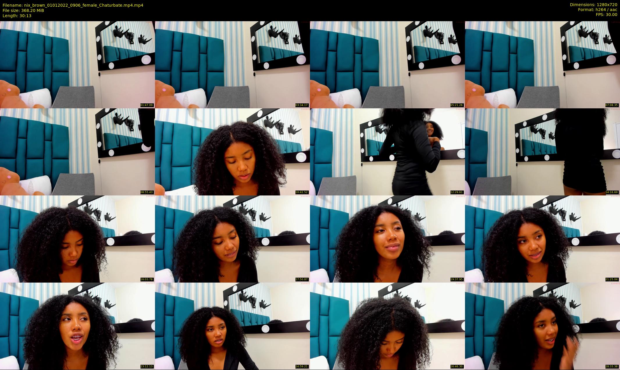 nix_brown — 31 minute Chaturbate female cam show recording, 720p, Jan 1, 2022