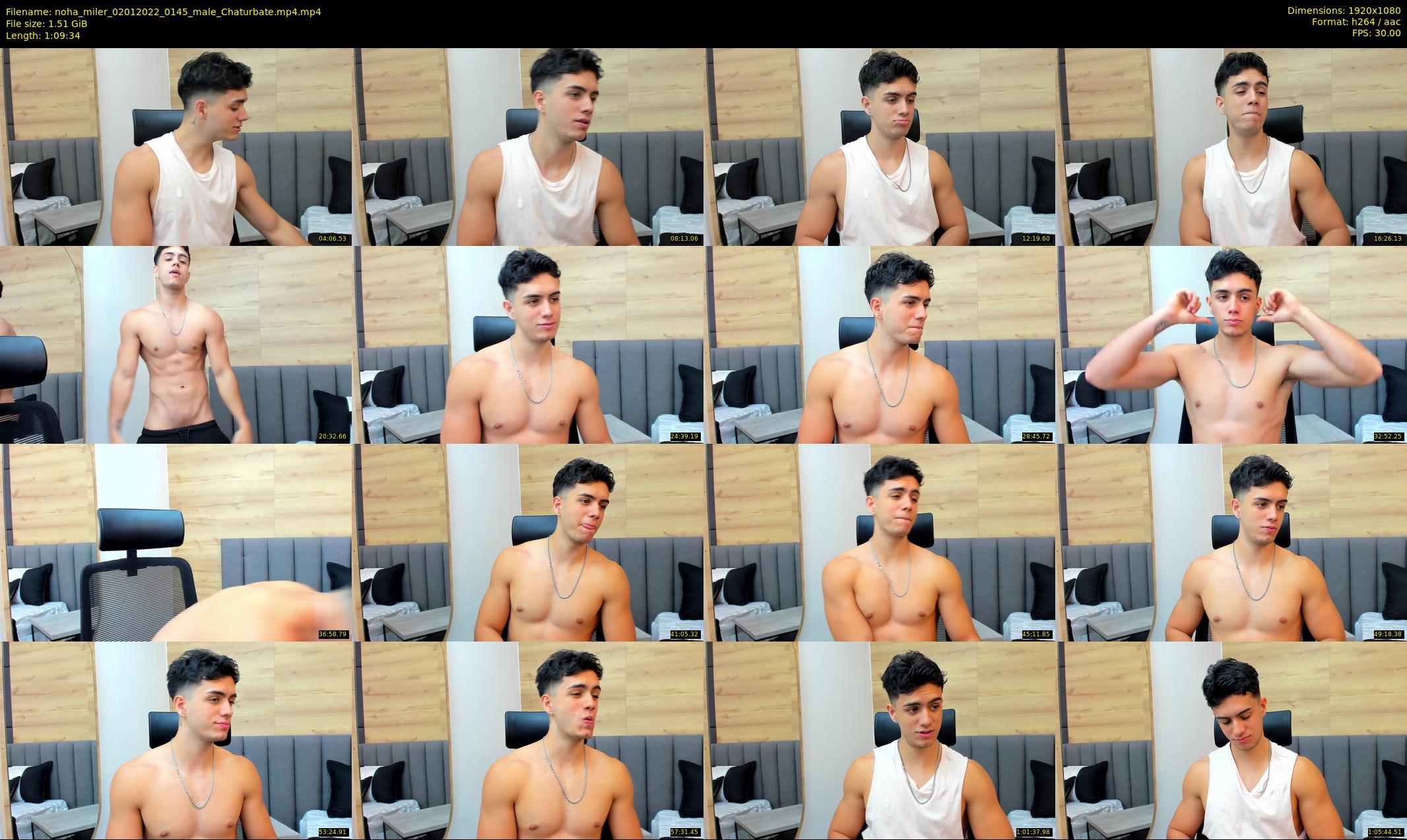noha_miler — 70 minute Chaturbate male cam show recording, 1080p, Jan 2, 2022