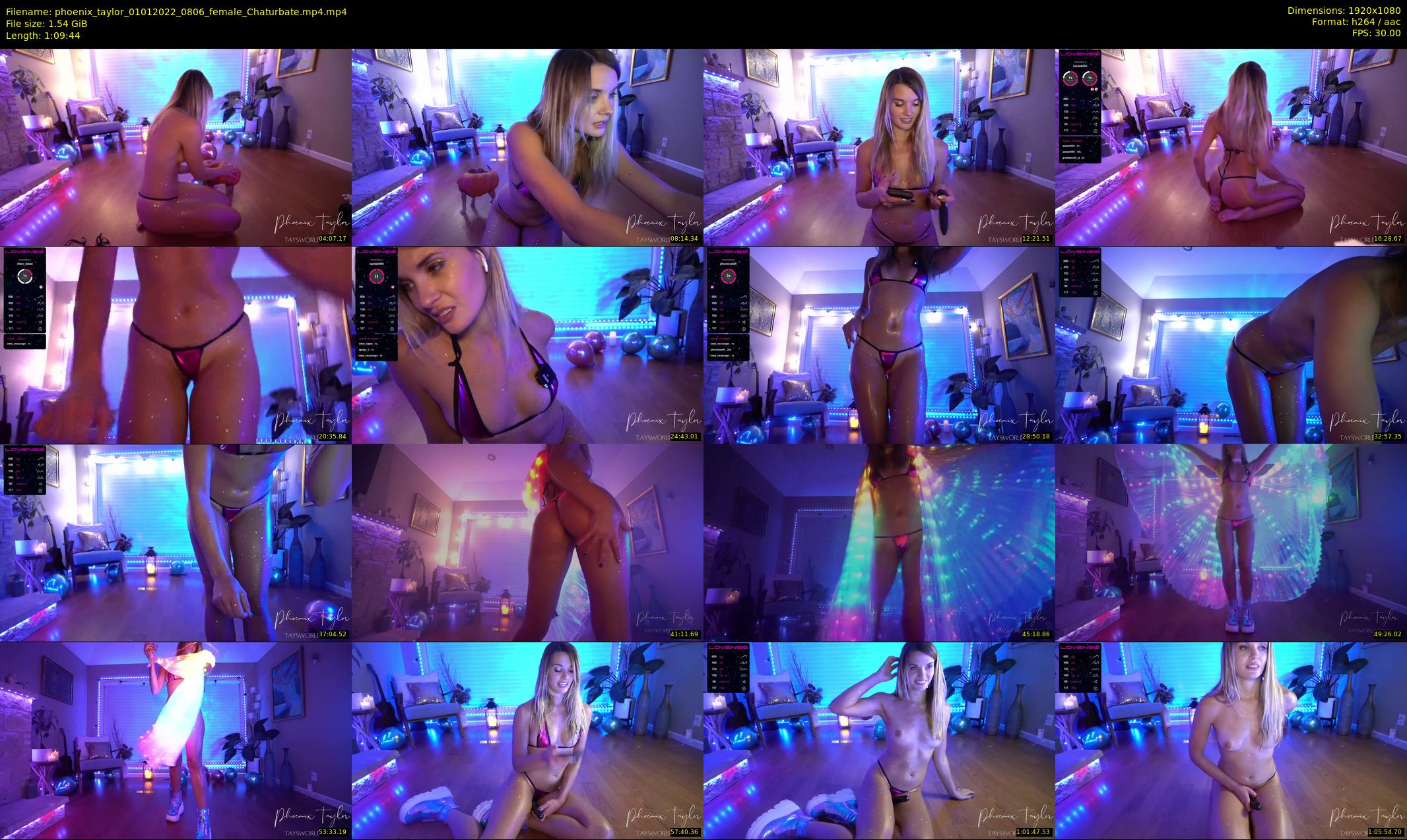 phoenix_taylor — 70 minute Chaturbate female cam show recording, 1080p, Jan 1, 2022