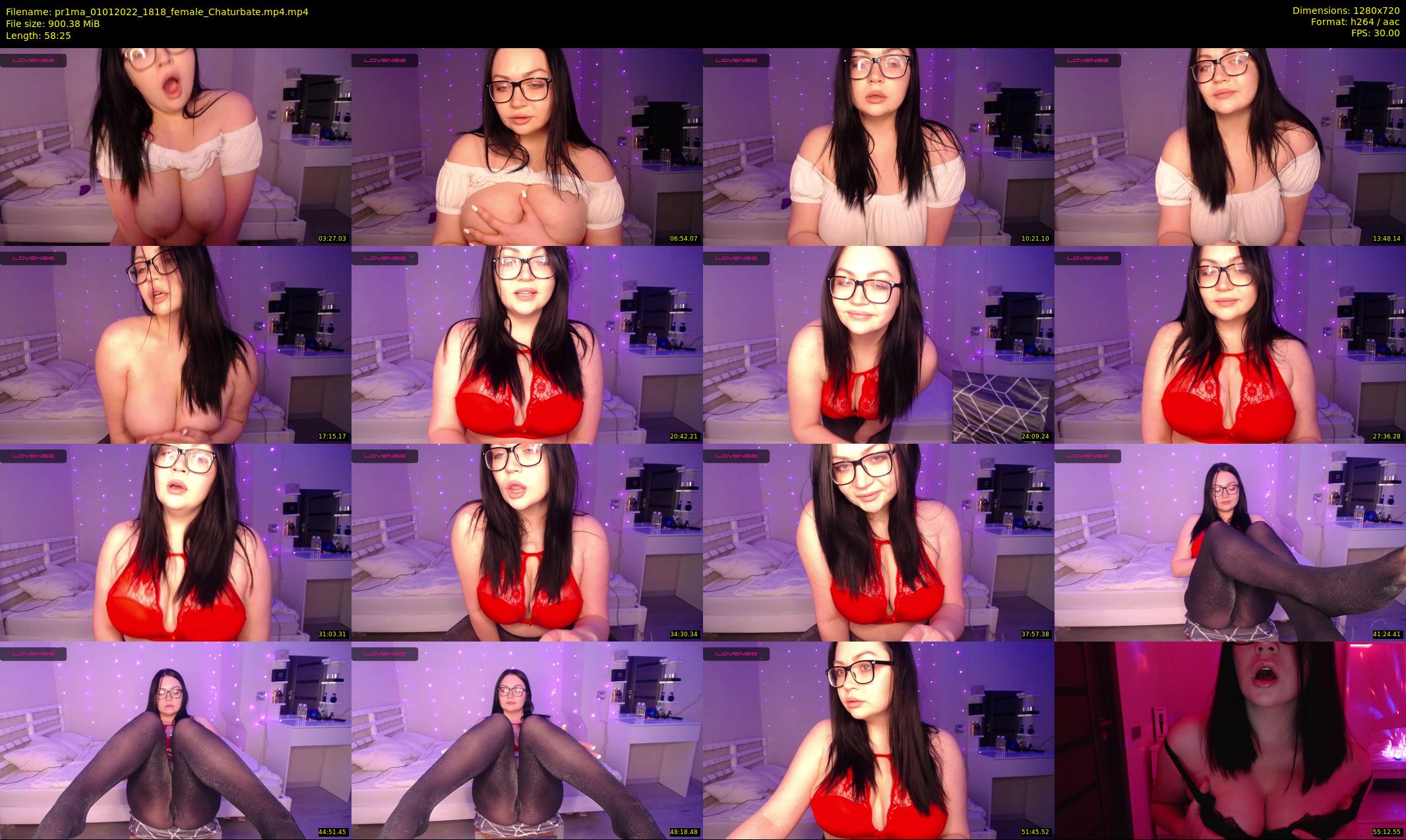 pr1ma — 59 minute Chaturbate female cam show recording, 720p, Jan 1, 2022