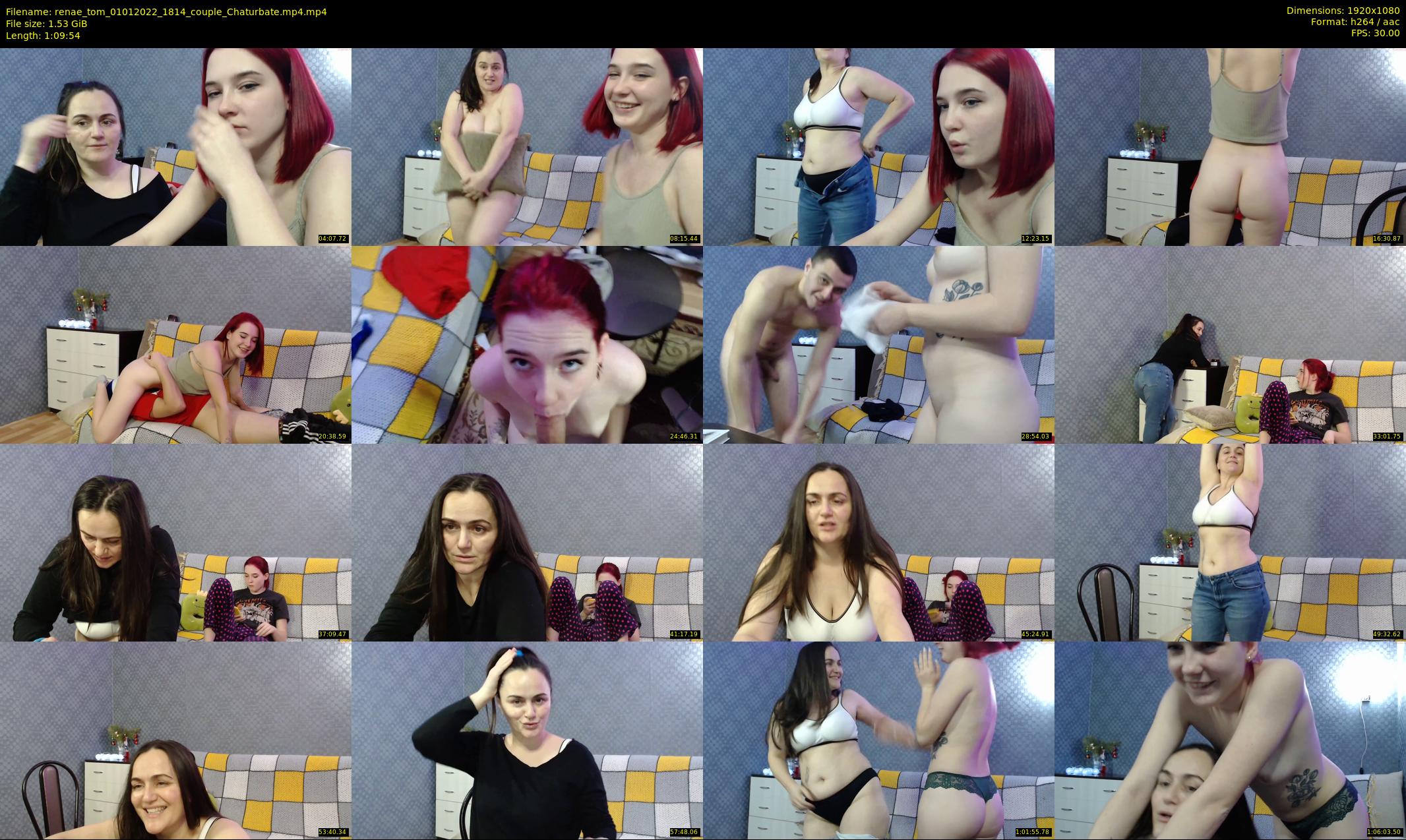 renae_tom — 70 minute Chaturbate couple cam show recording, 1080p, Jan 1, 2022