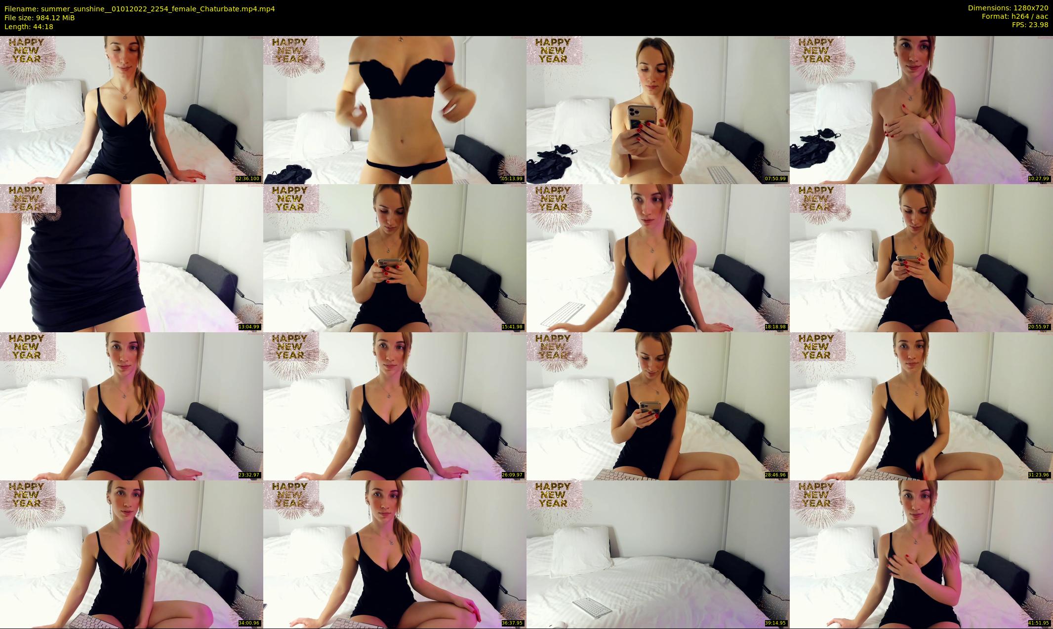 summer_sunshine_ — 45 minute Chaturbate female cam show recording, 720p, Jan 1, 2022