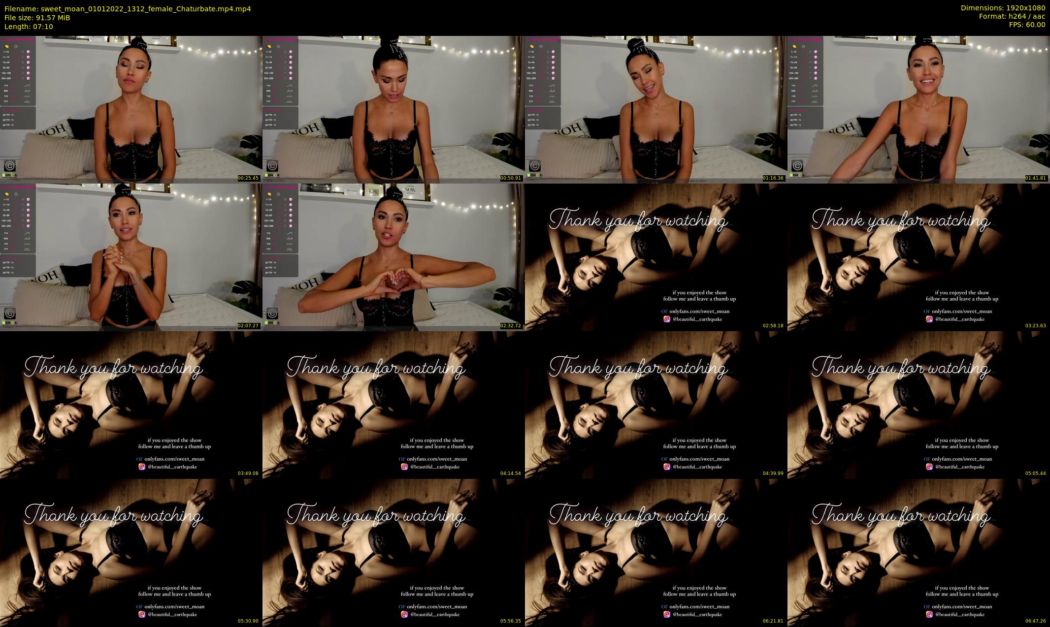 sweet_moan — 8 minute Chaturbate female cam show recording, 1080p, Jan 1, 2022