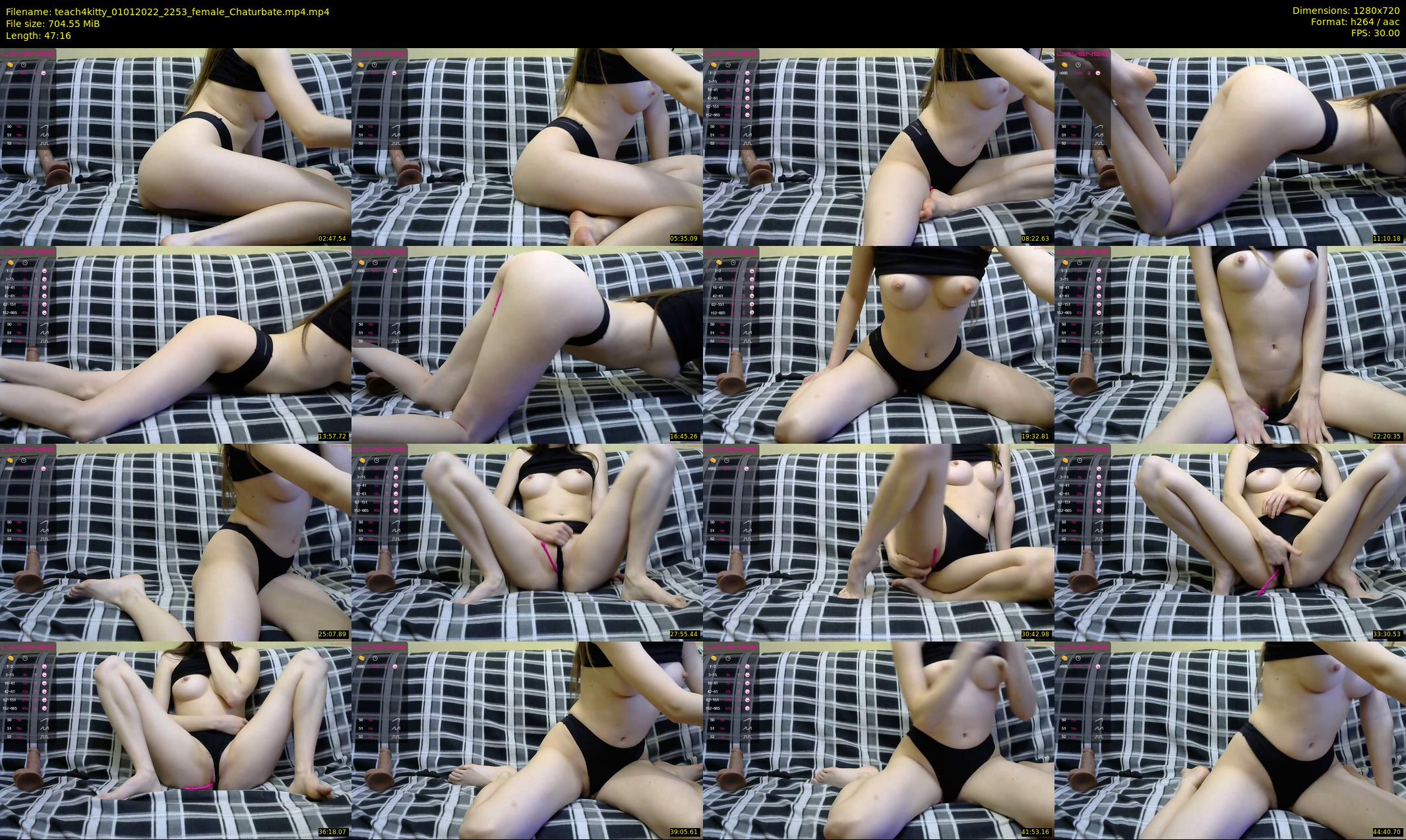 teach4kitty — 48 minute Chaturbate couple cam show recording, 720p, Jan 1, 2022
