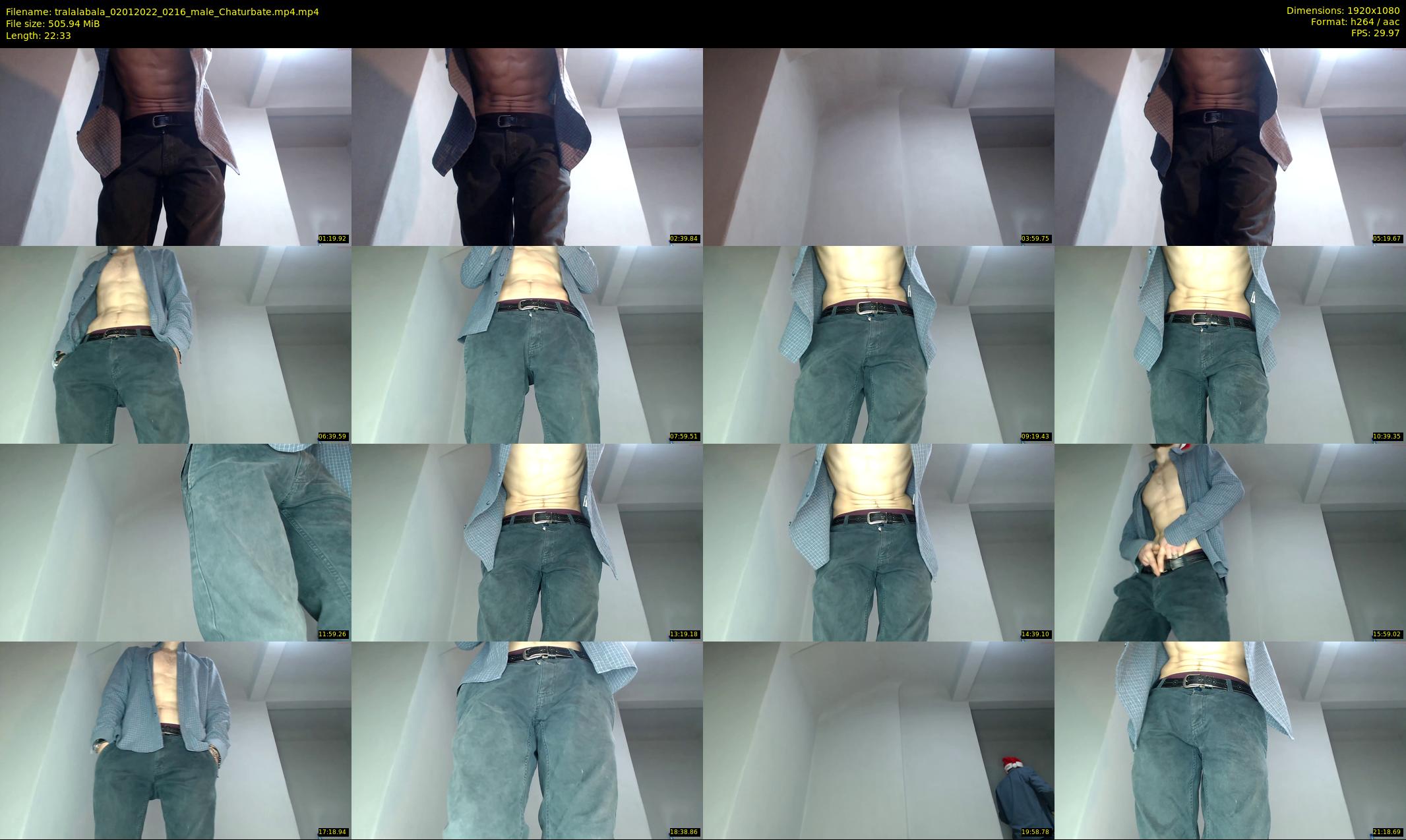 tralalabala — 23 minute Chaturbate male cam show recording, 1080p, Jan 2, 2022
