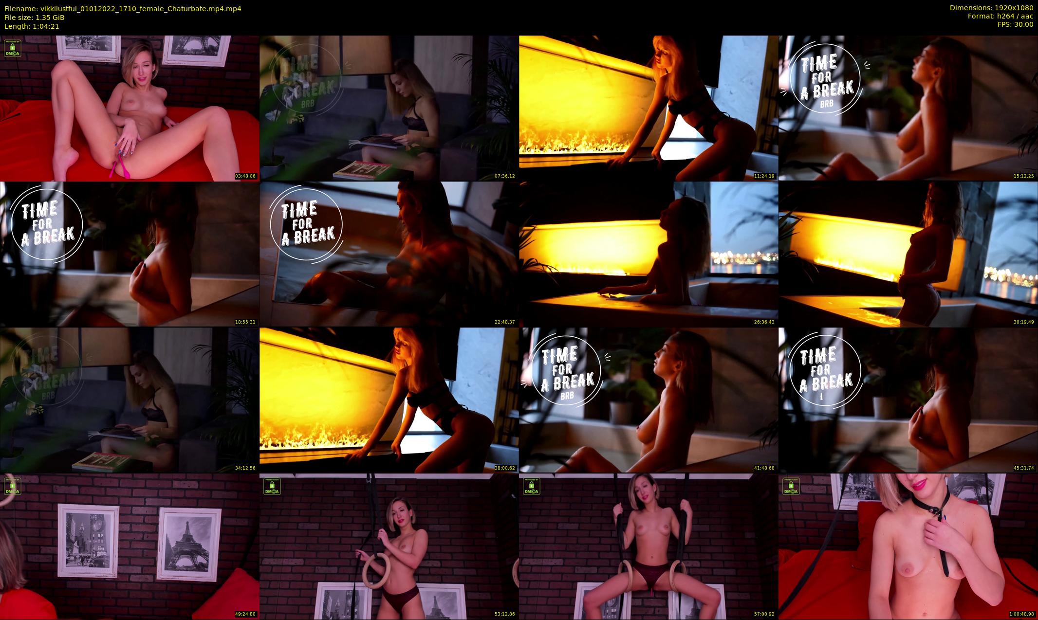 vikkilustful — 65 minute Chaturbate female cam show recording, 1080p, Jan 1, 2022