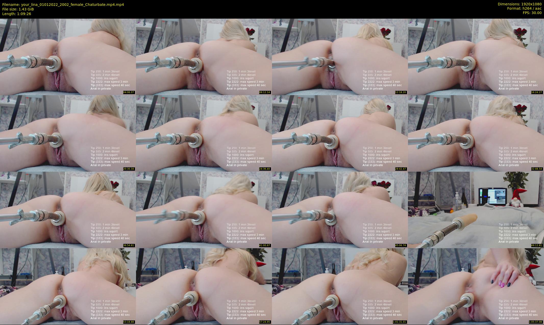 your_lina — 70 minute Chaturbate female cam show recording, 1080p, Jan 1, 2022